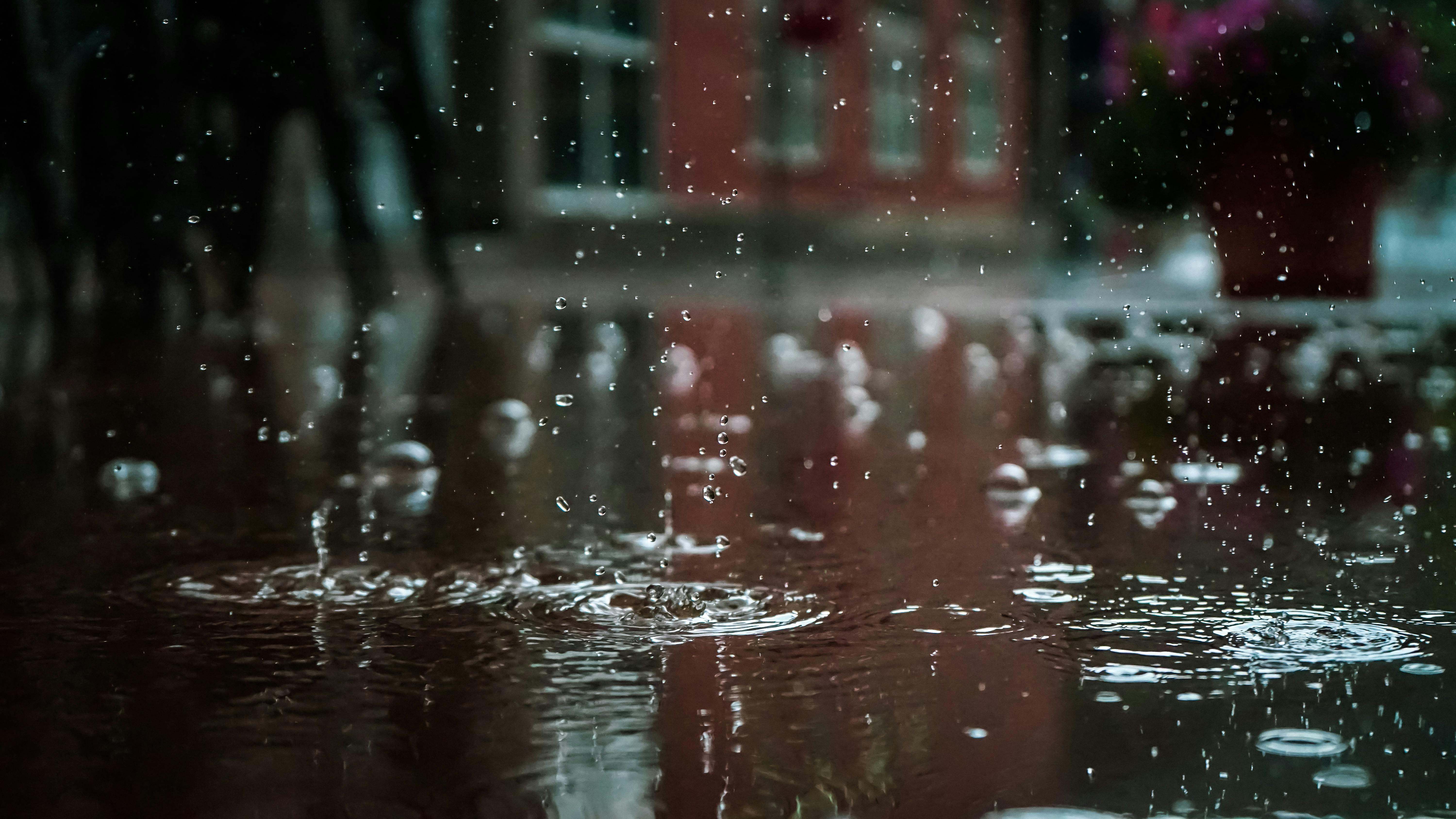 Lluvia en Madrid