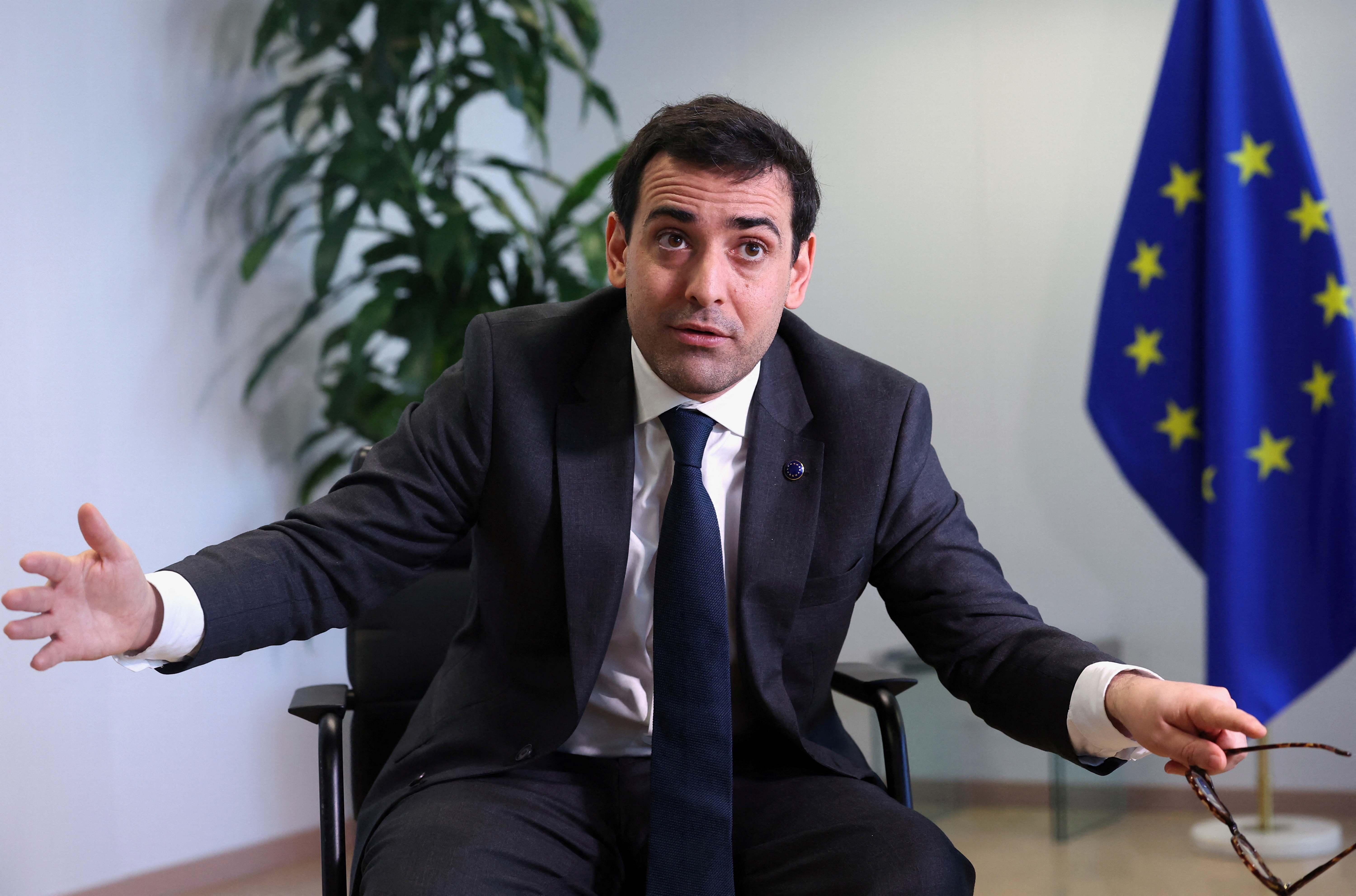El vicepresidente comunitario responsable de Prosperidad y Estrategia Industria, Stephane Sejourne.