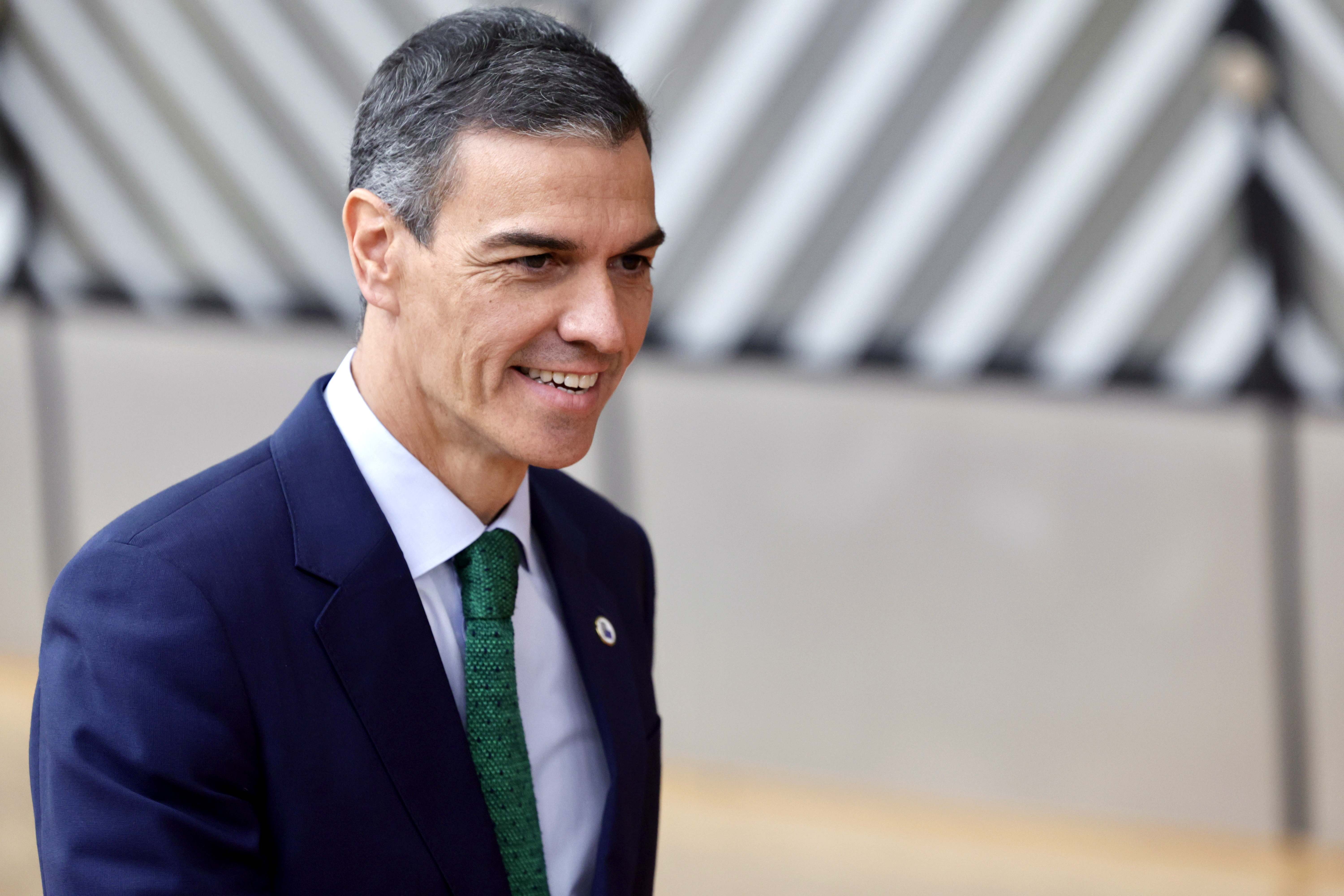 El presidente del Gobierno, Pedro Sánchez