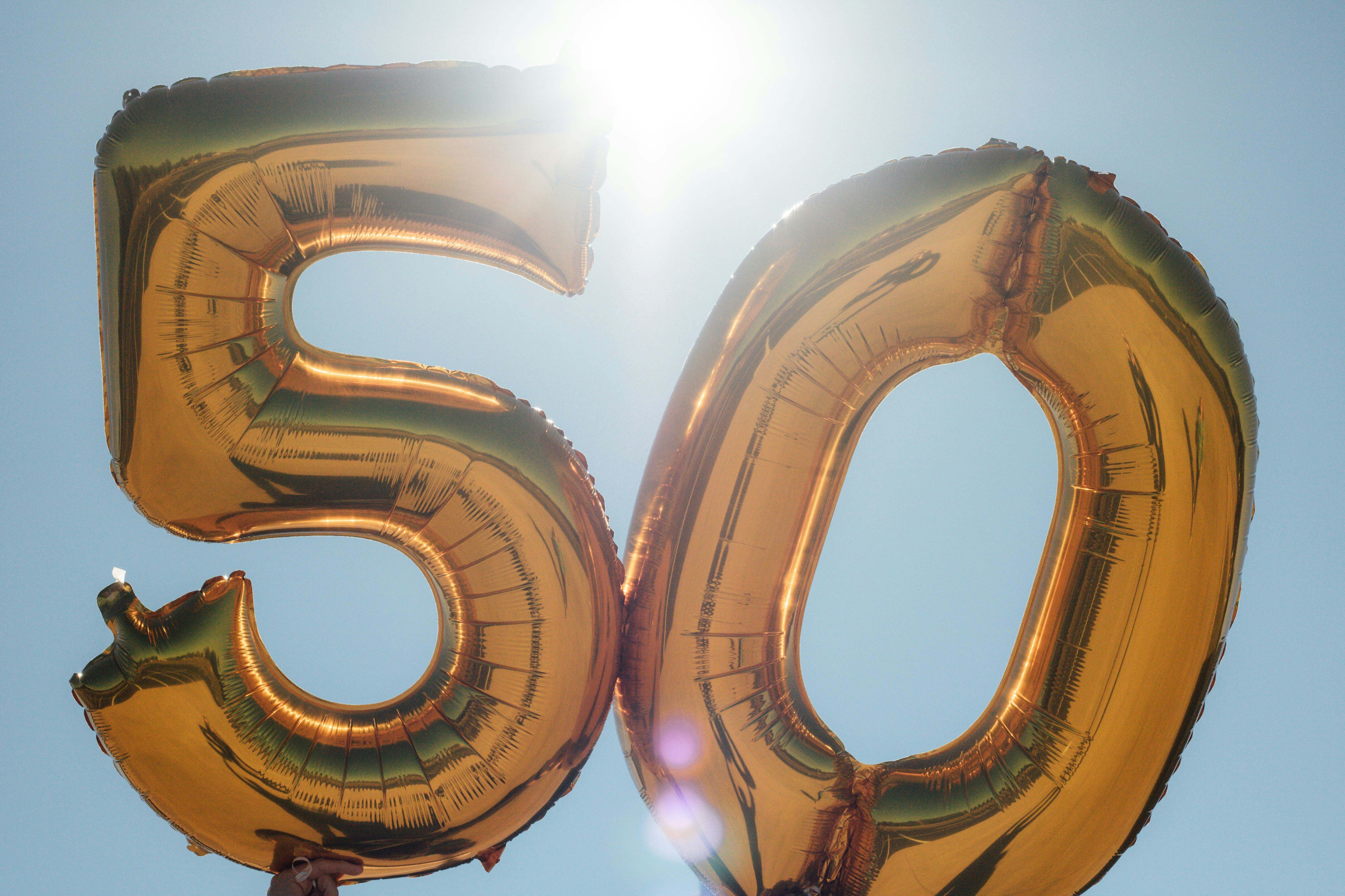 La celebración de un 50º cumpleaños