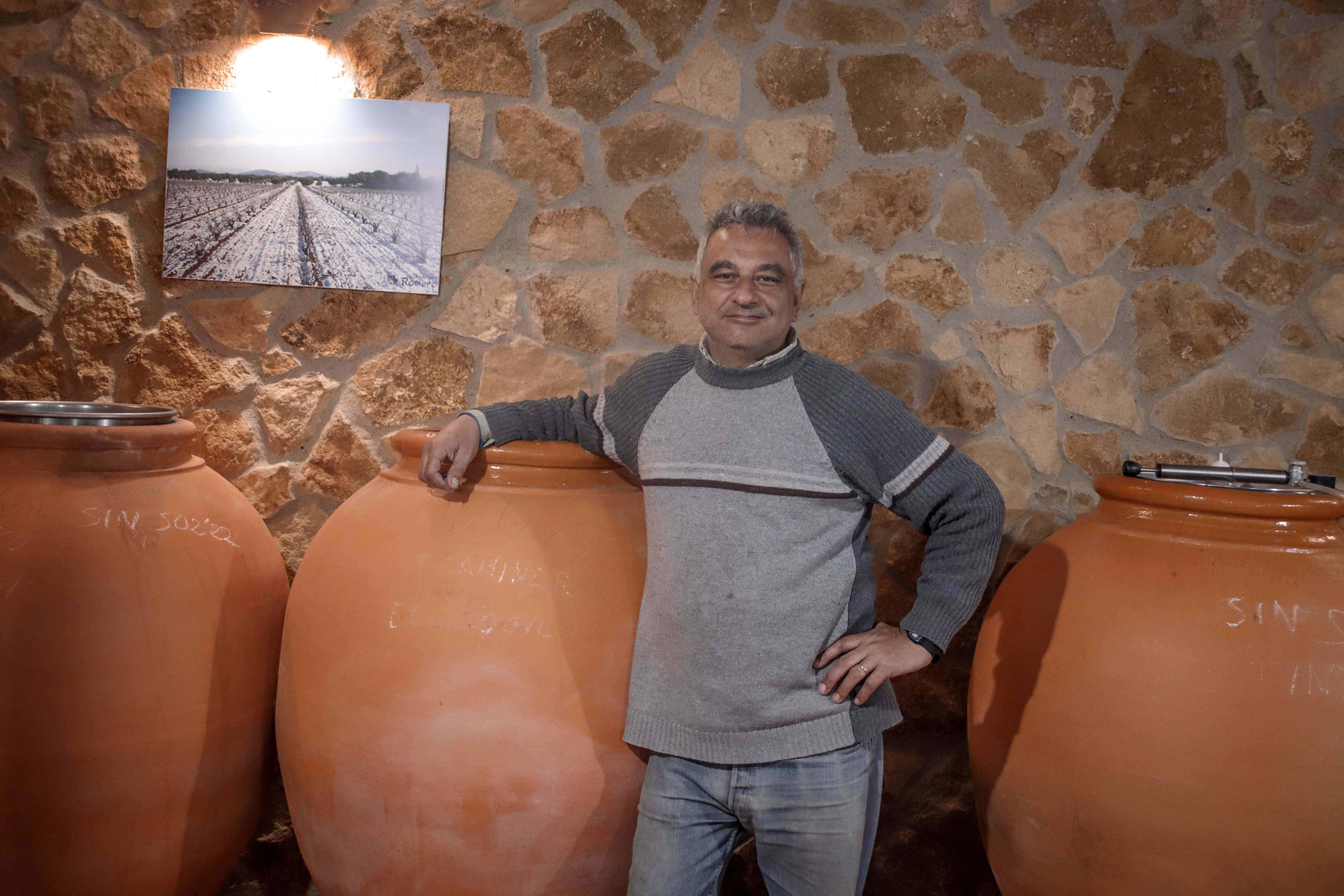 Juan Leandro Romero, viticultor y bodeguero en Bodegas Romero