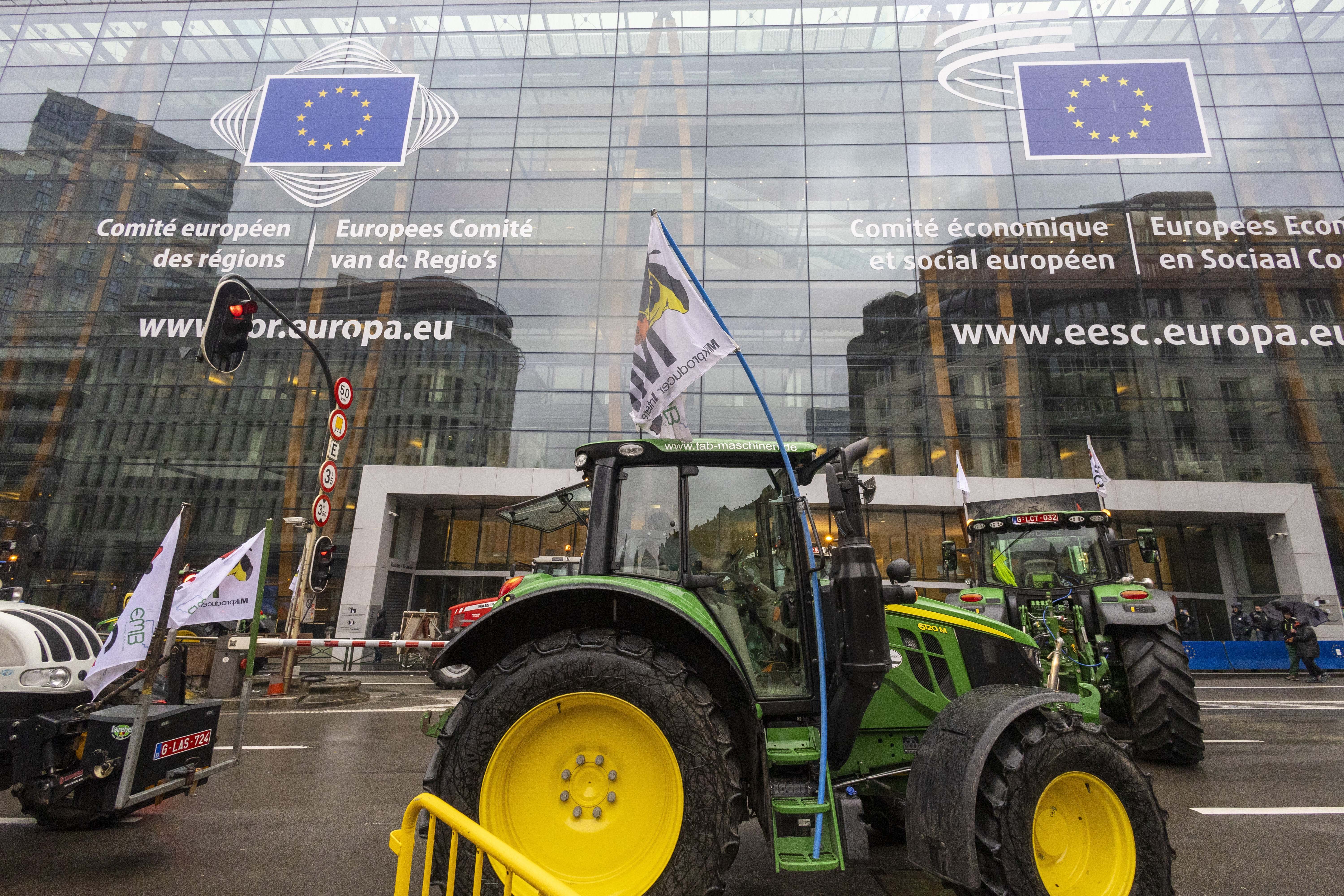 Protestas de agricultores en Bruselas