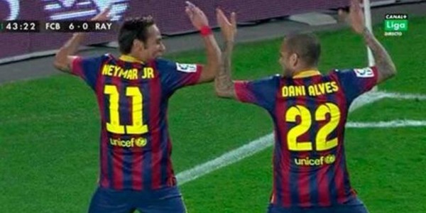 Neymar y Alves
