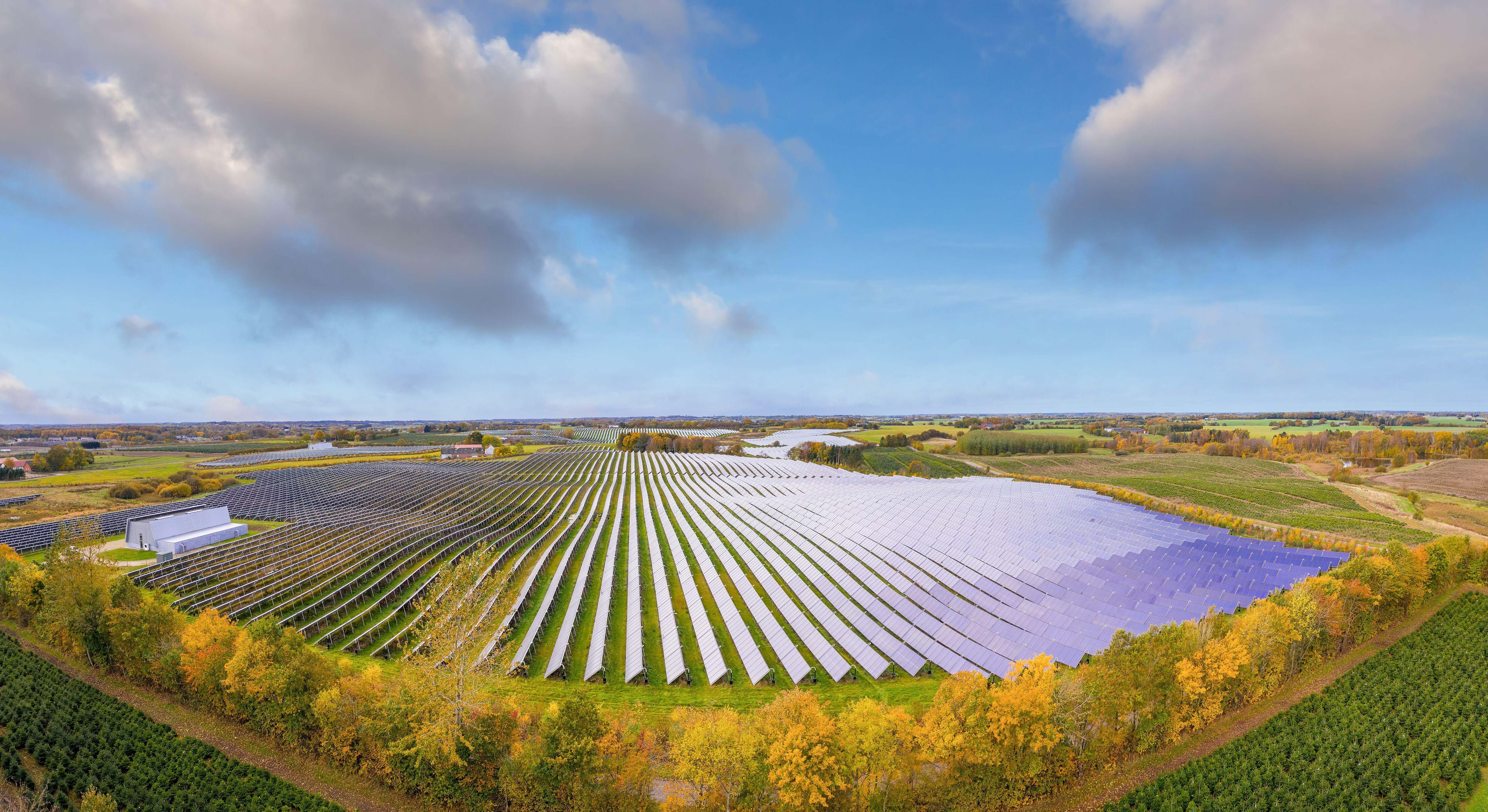 Parque de energía solar en Silkeborg