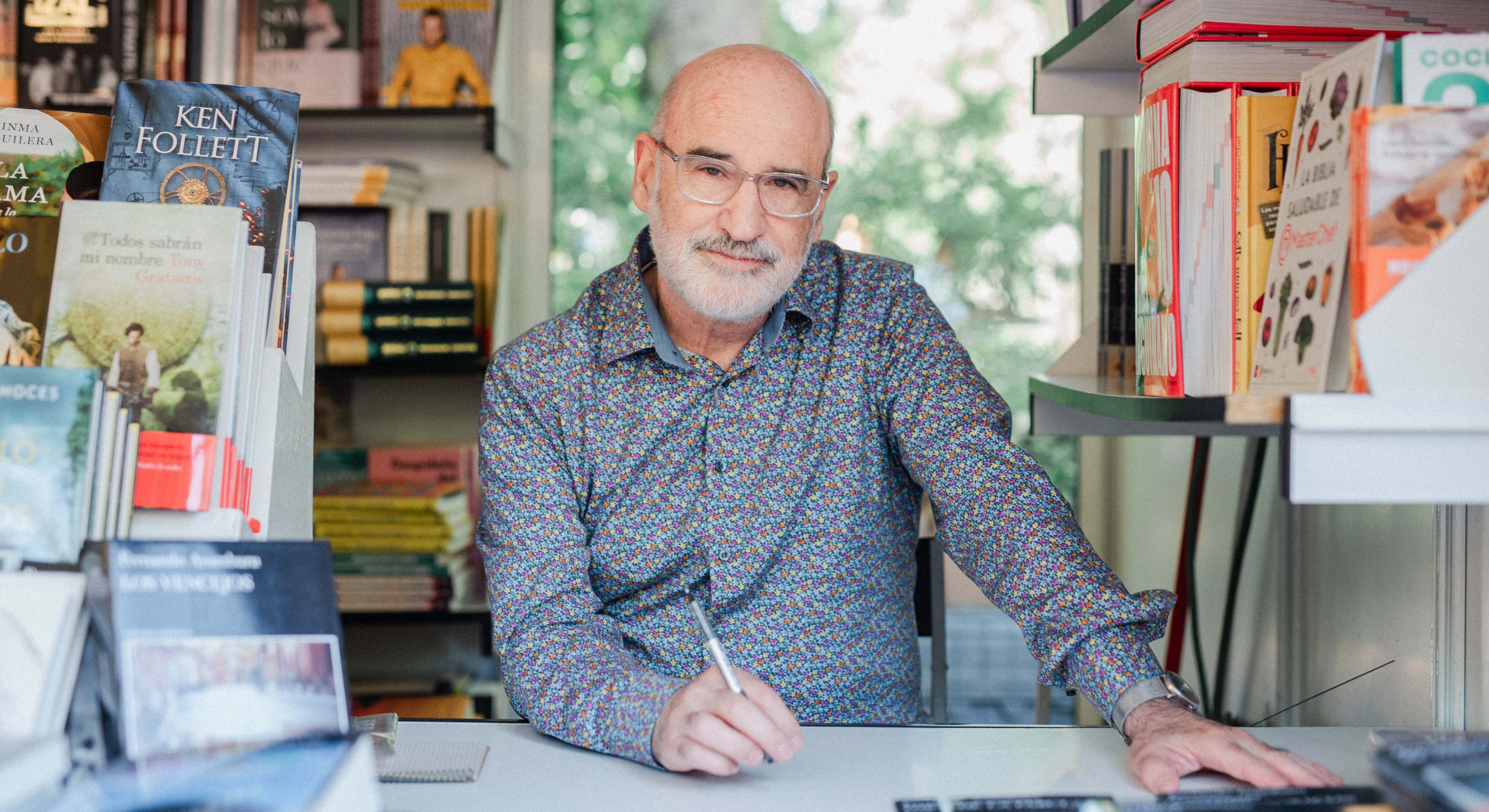 Imagen de Fernando Aramburu en la Feria del Libro de Madrid.