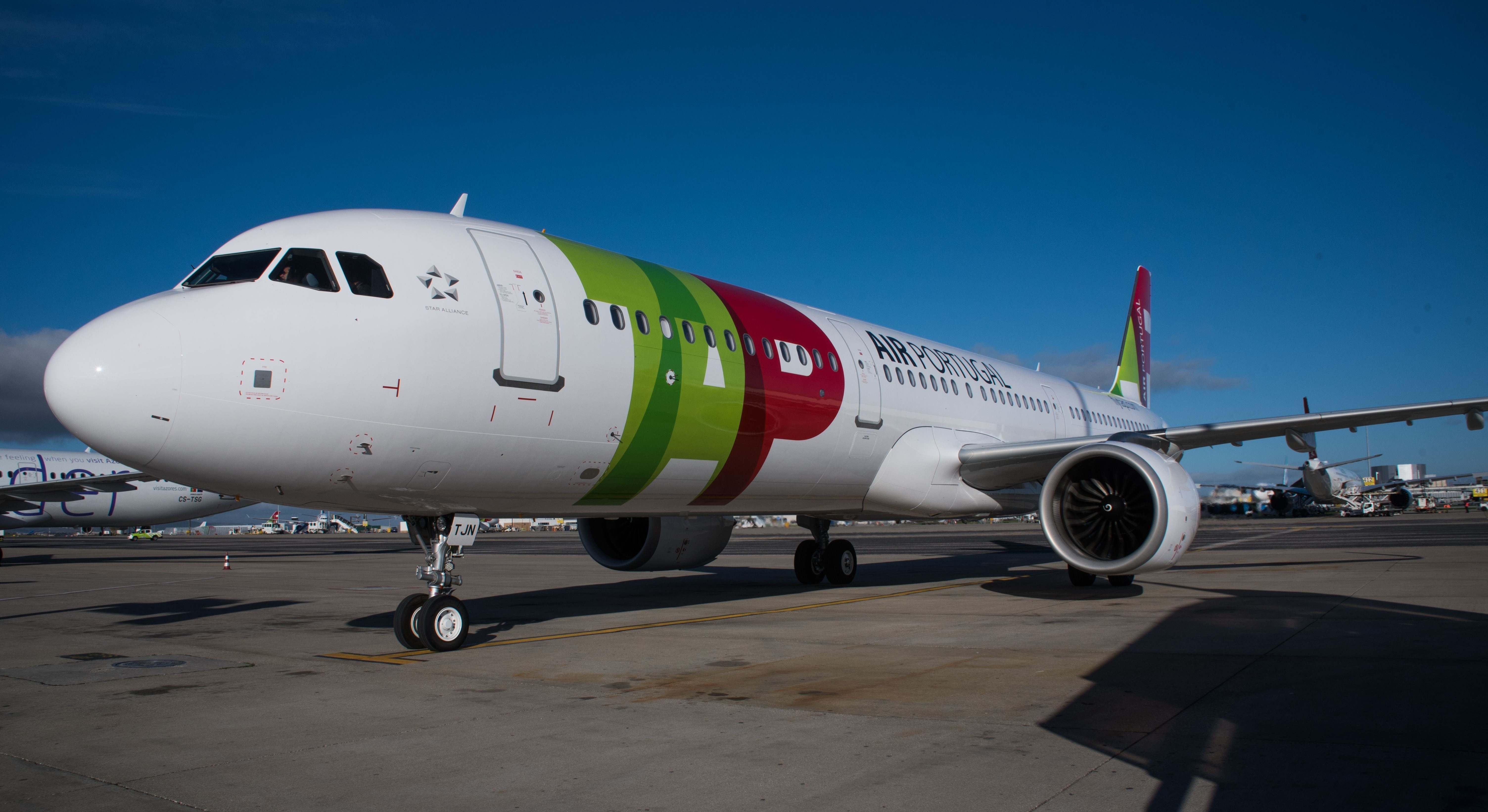 Avión de Tap Air Portugal