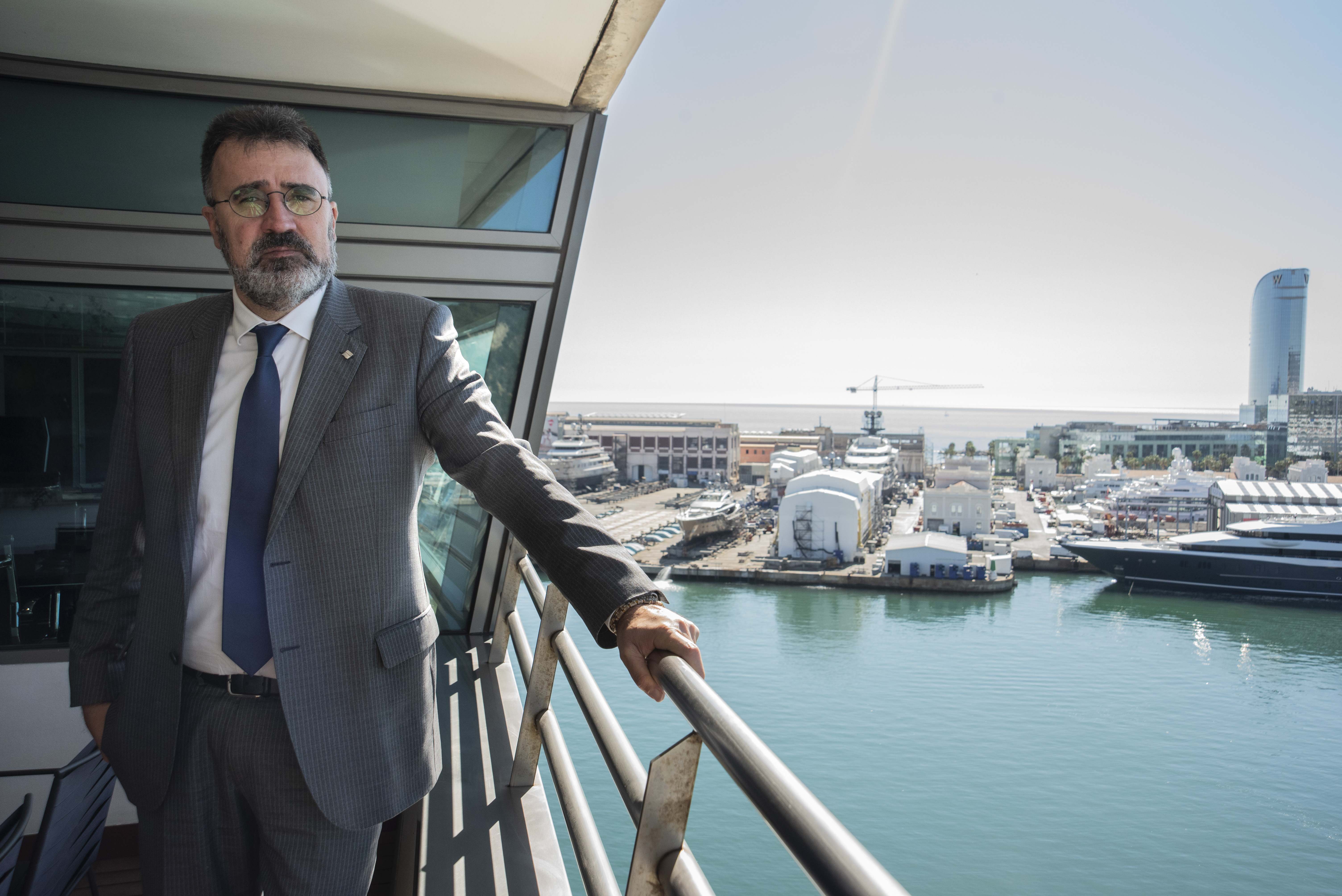 Lluís Salvadó, presidente del Port de Barcelona. Alberto Paredes