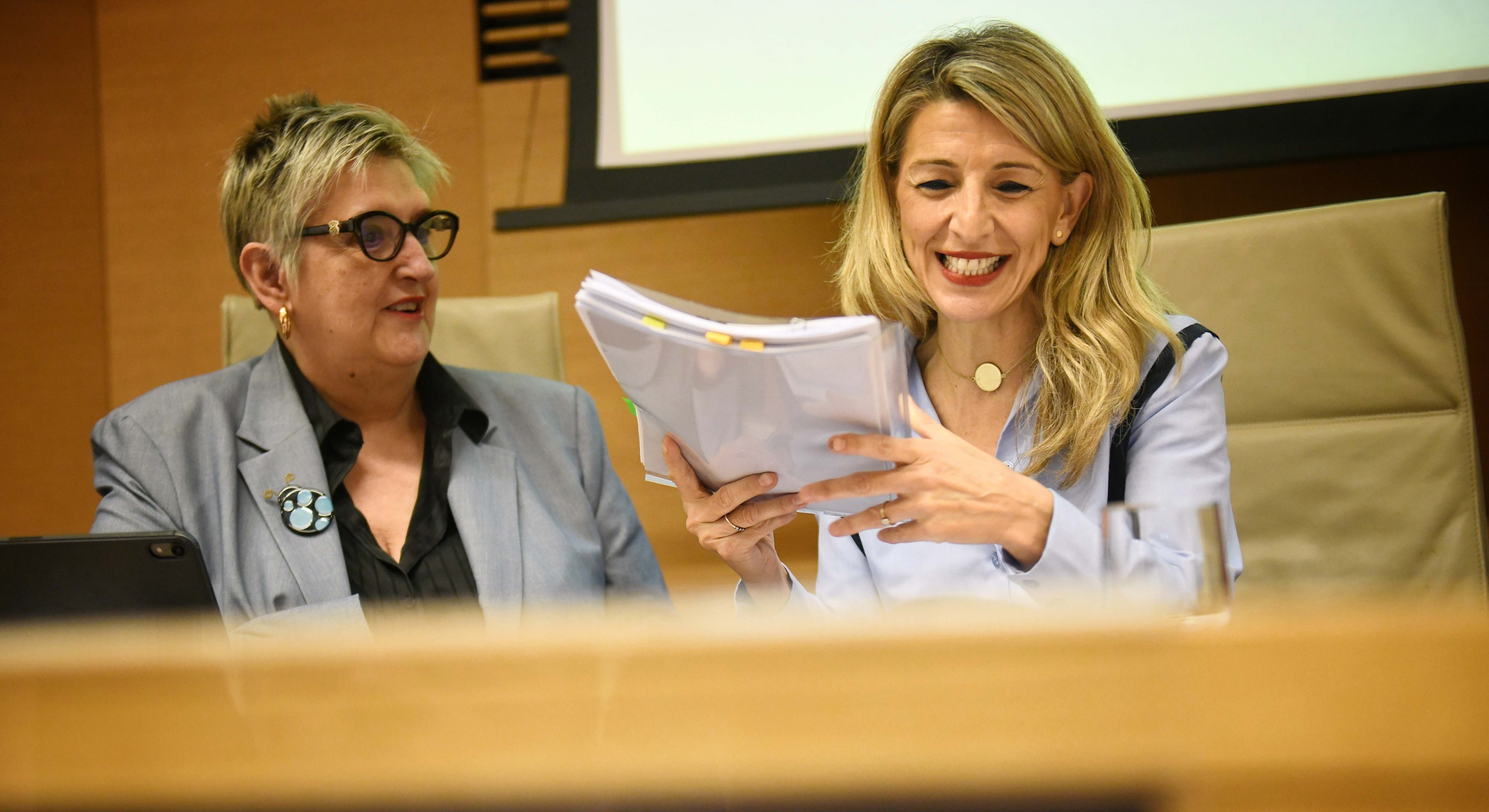 Yolanda Díaz, ministra de Trabajo. 