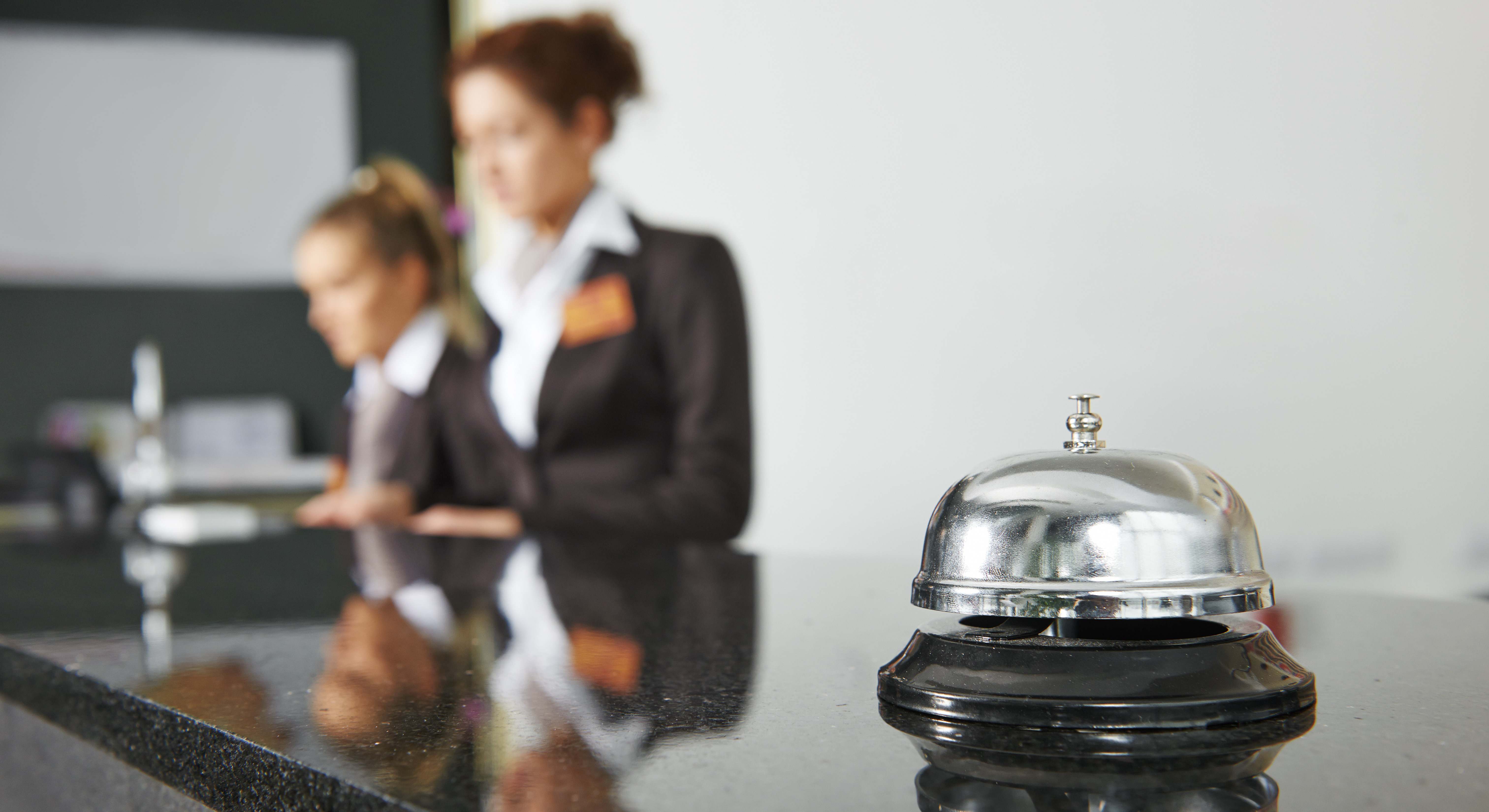 Recepción de un hotel