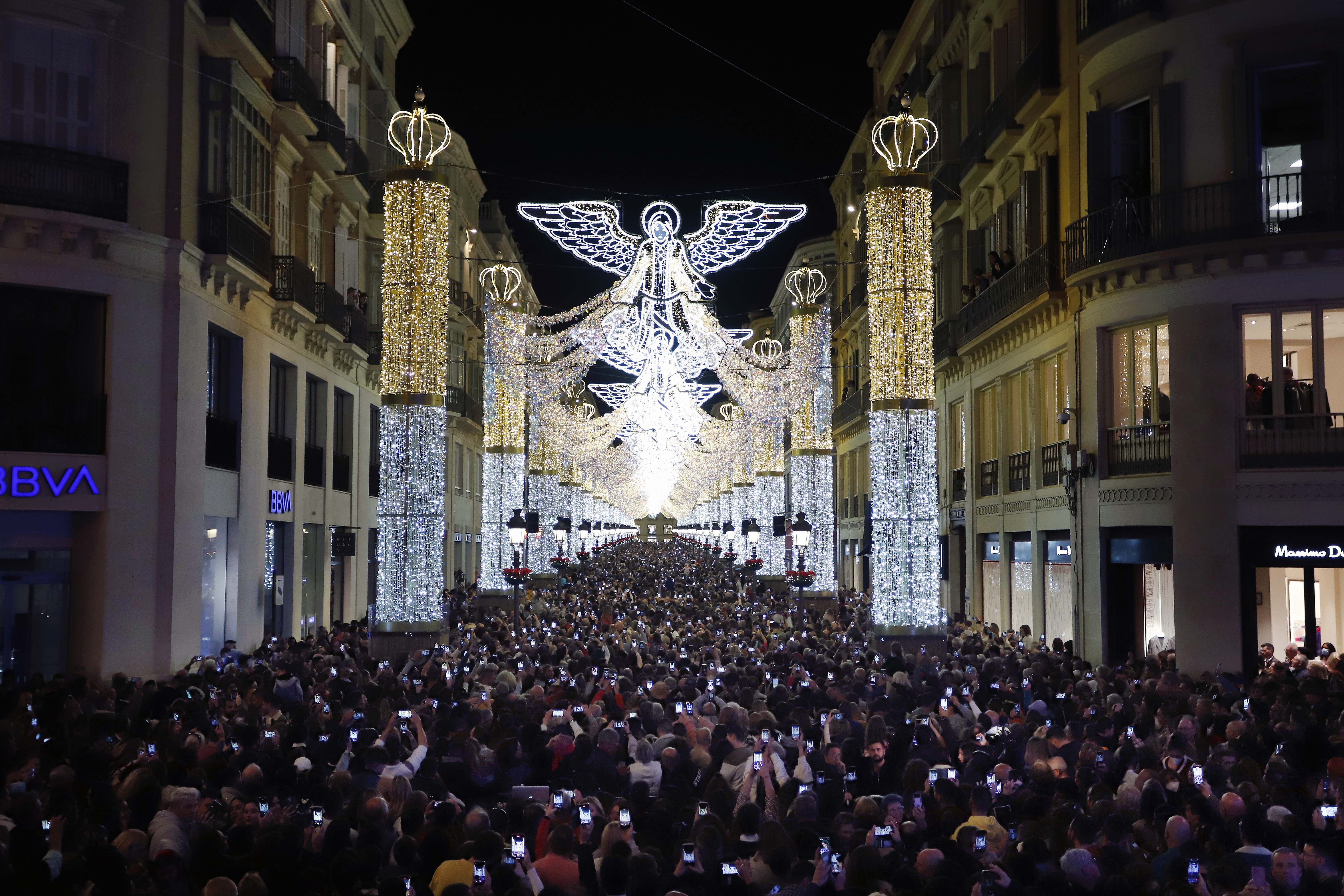 Luces navidad Málaga 
