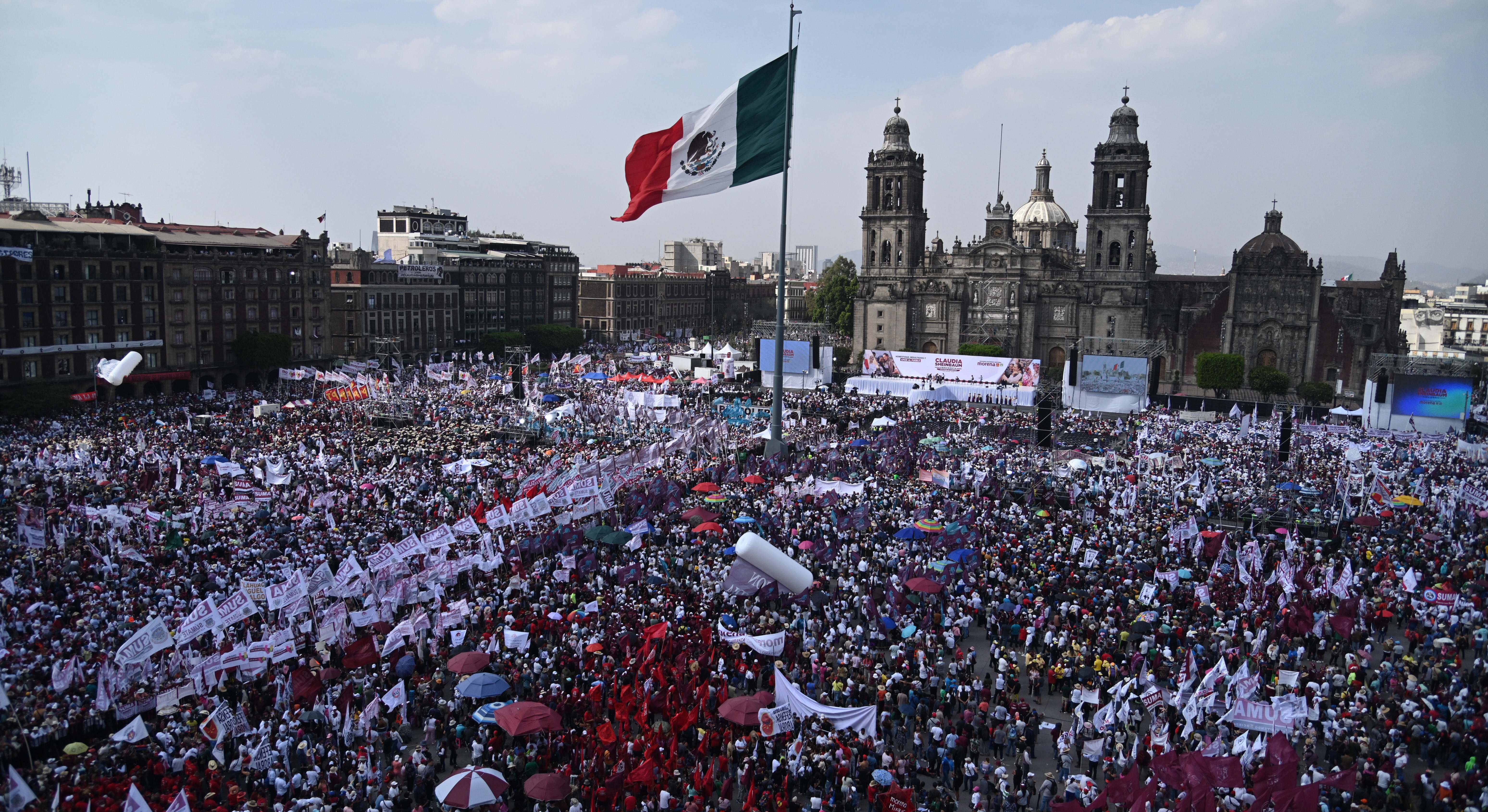 Mitin de Sheinbaum en Ciudad de México (Europa Press)