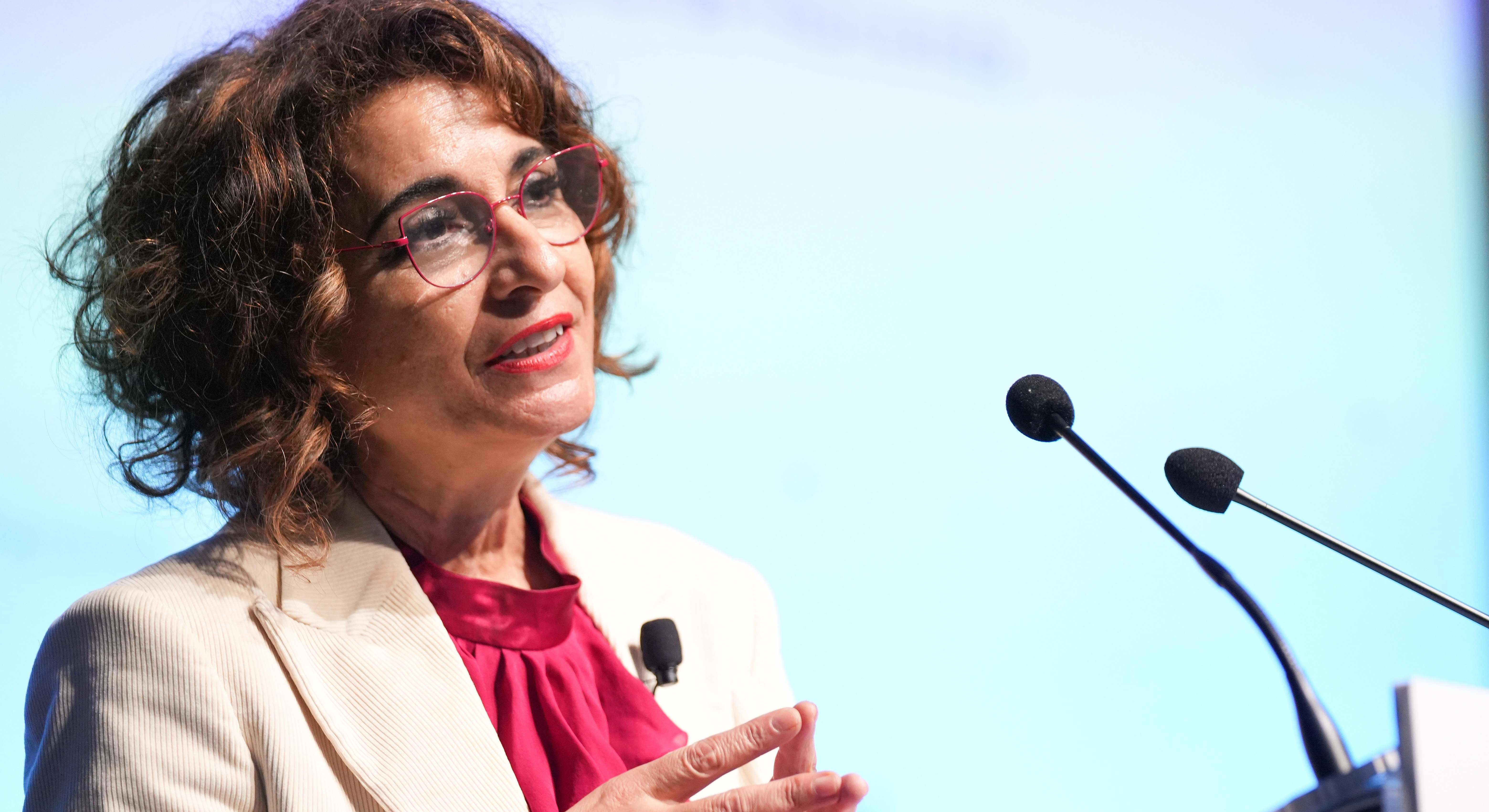 La vicepresidenta primera y ministra de Hacienda, María Jesús Montero
