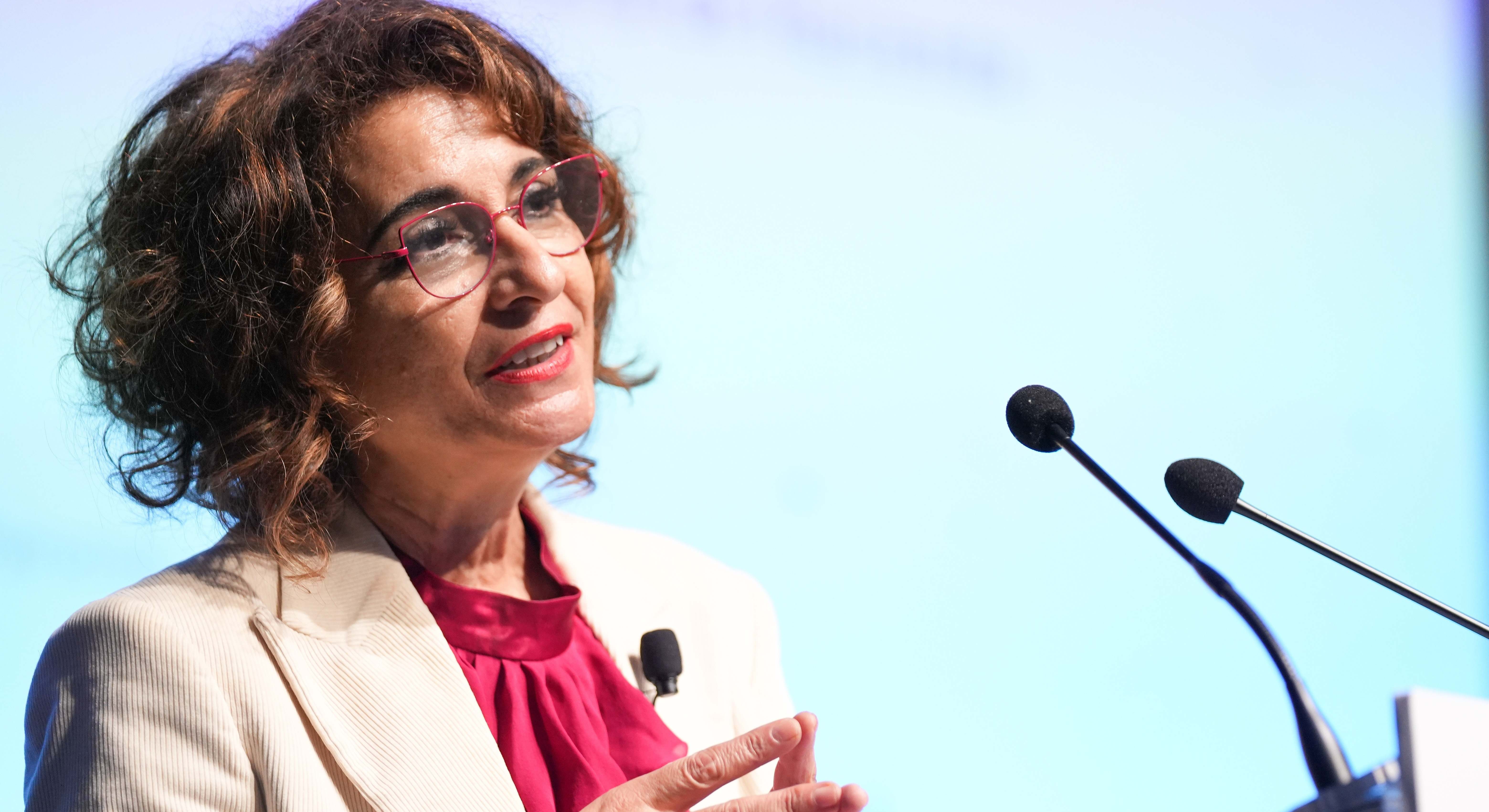La vicepresidenta primera y ministra de Hacienda, María Jesús Montero