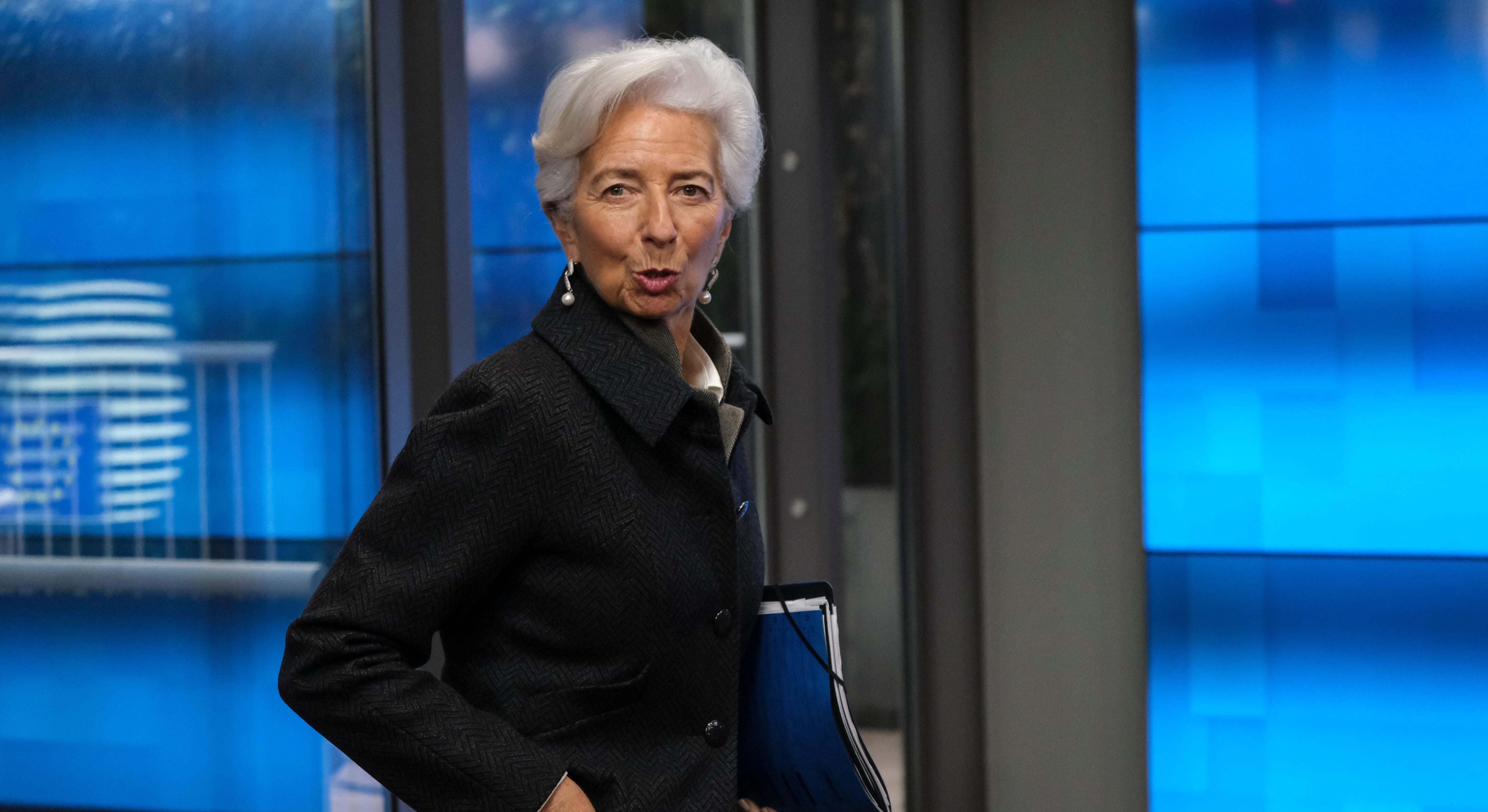 Christine Lagarde, presidenta del BCE