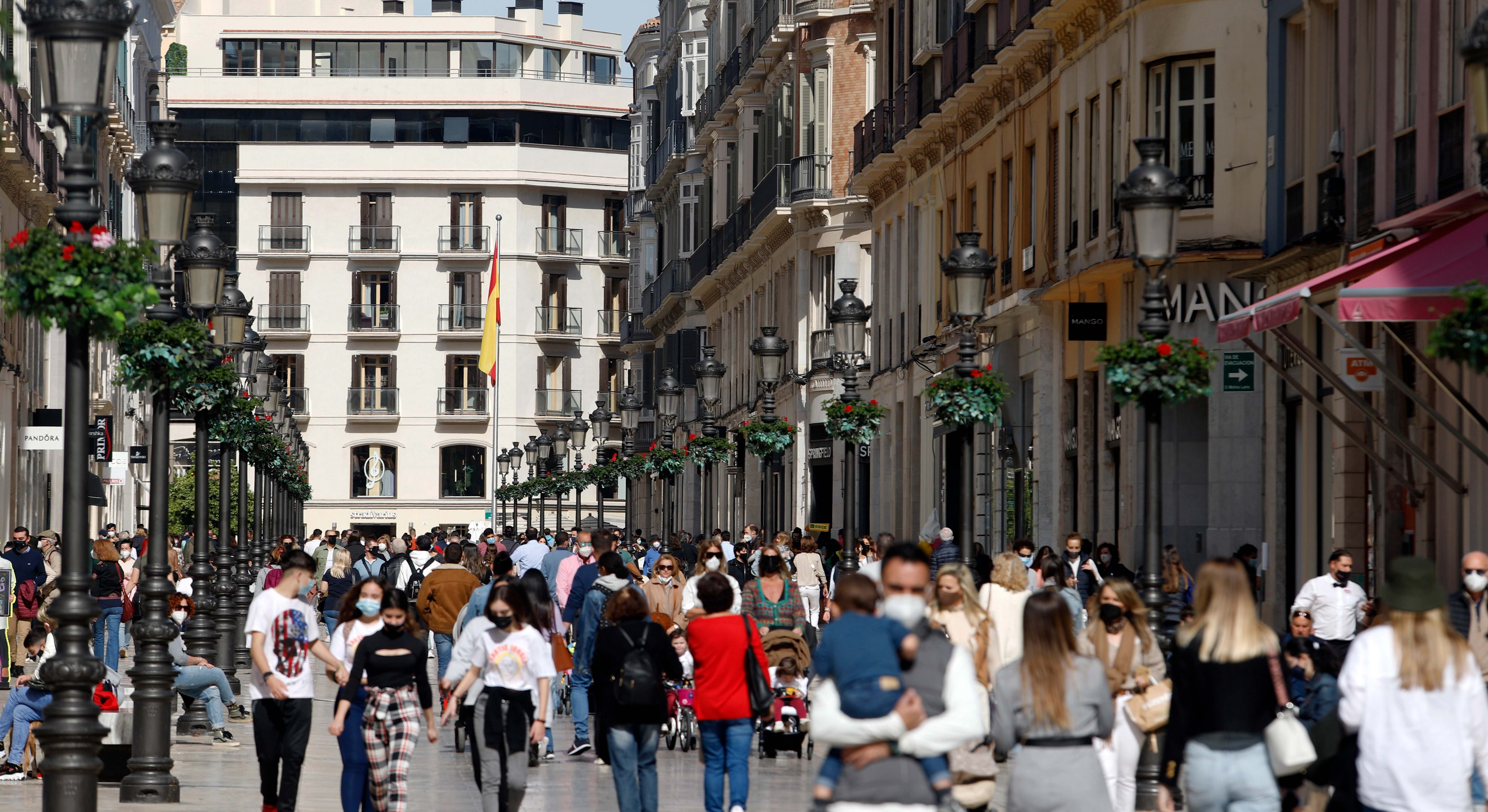 Calle de comercios