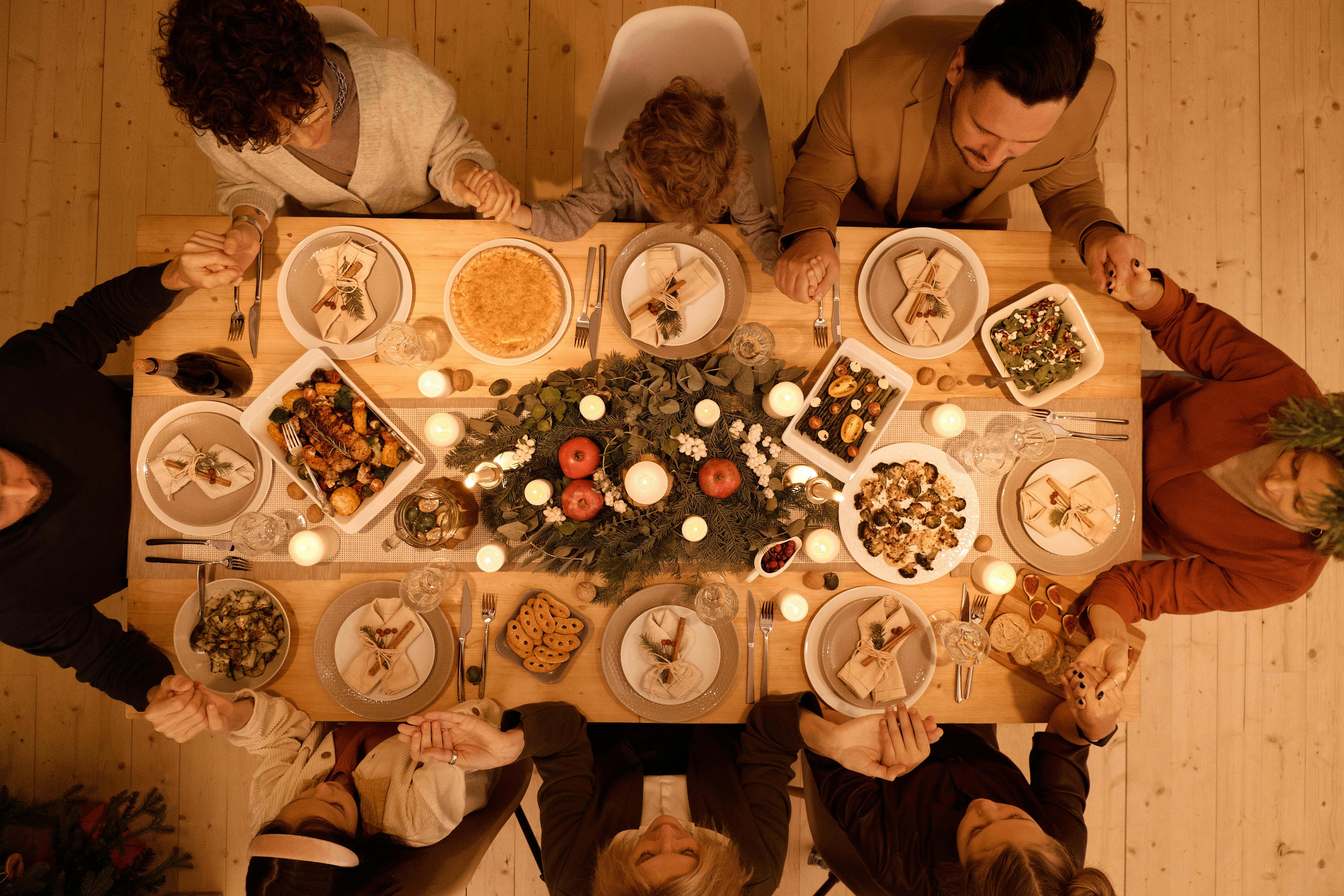 Una cena navideña de este pasado 2024
