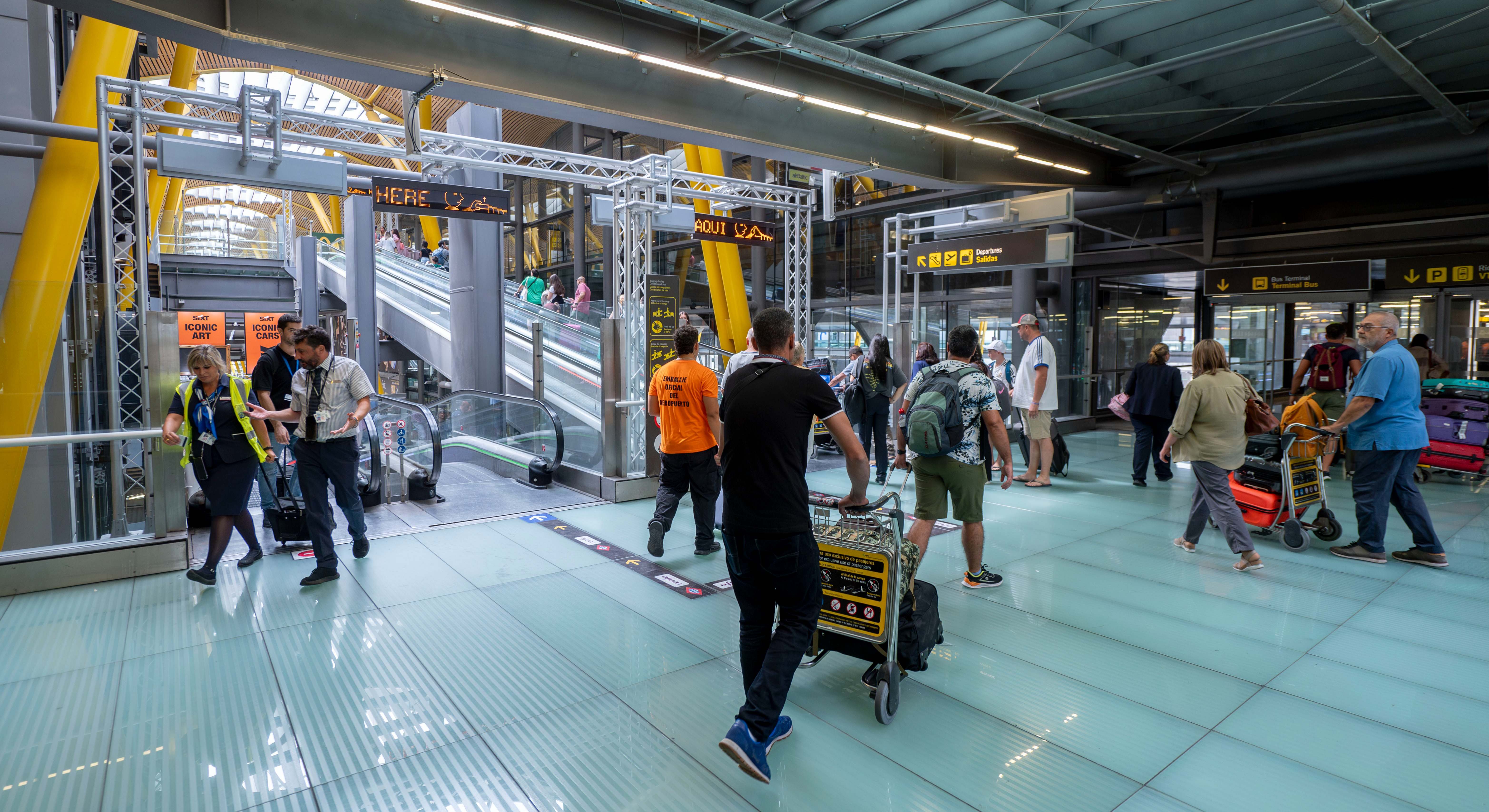 Aeropuerto de Barajas.