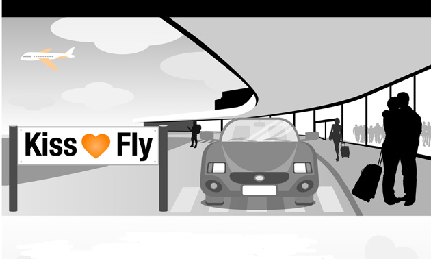 kiss fly