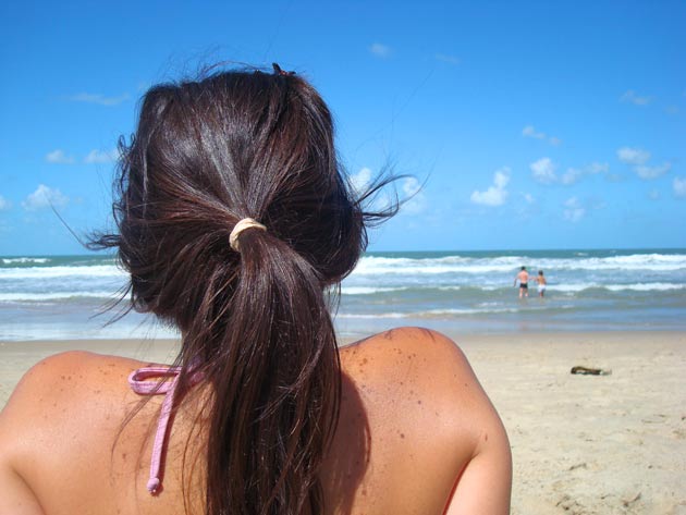 turista playa
