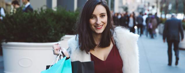 De compras por NY
