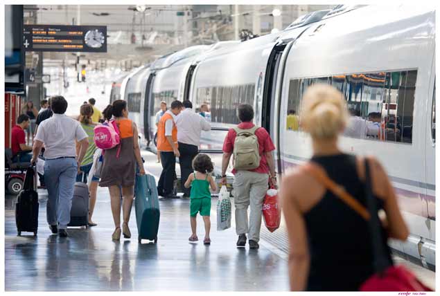 viajeros tren