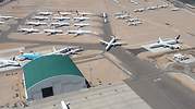 El aeropuerto de Teruel, el parking de aviones más grande de Europa, listo para recibir pasajeros VIP