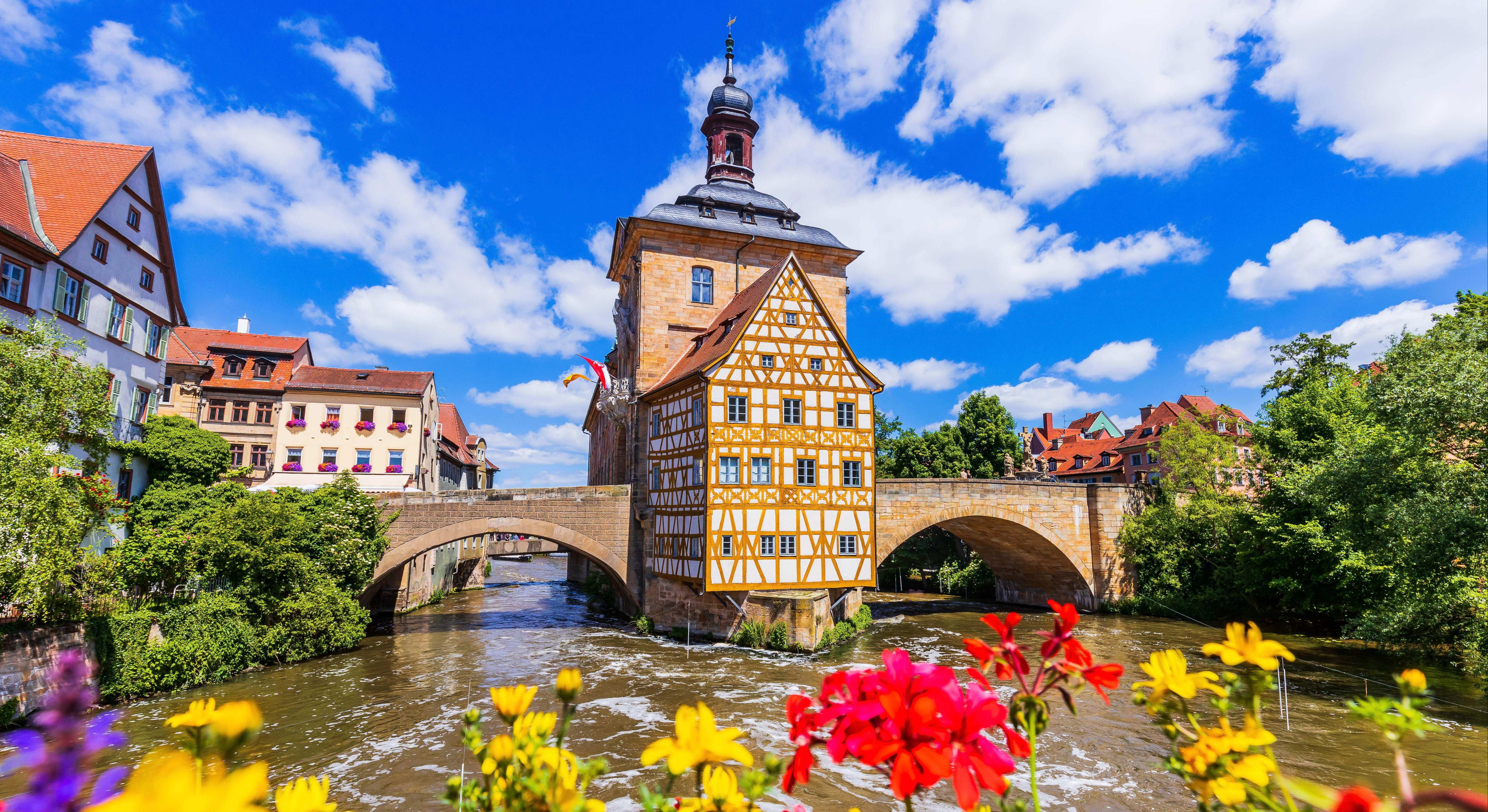 Vista de la ciudad alemana de Bamberg, en Baviera