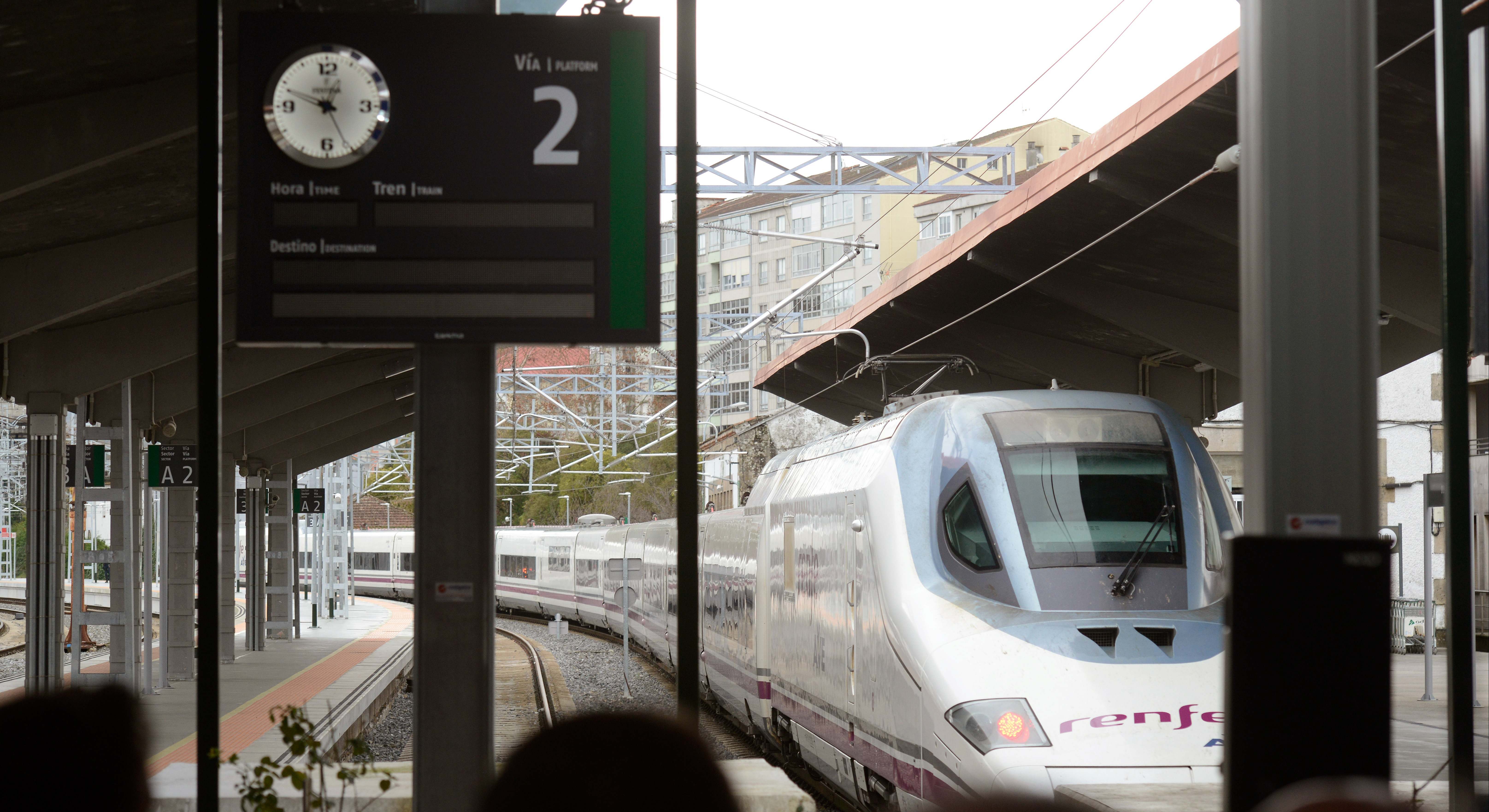 Estación de A Gudiña-Porta, en A Gudiña, Ourense