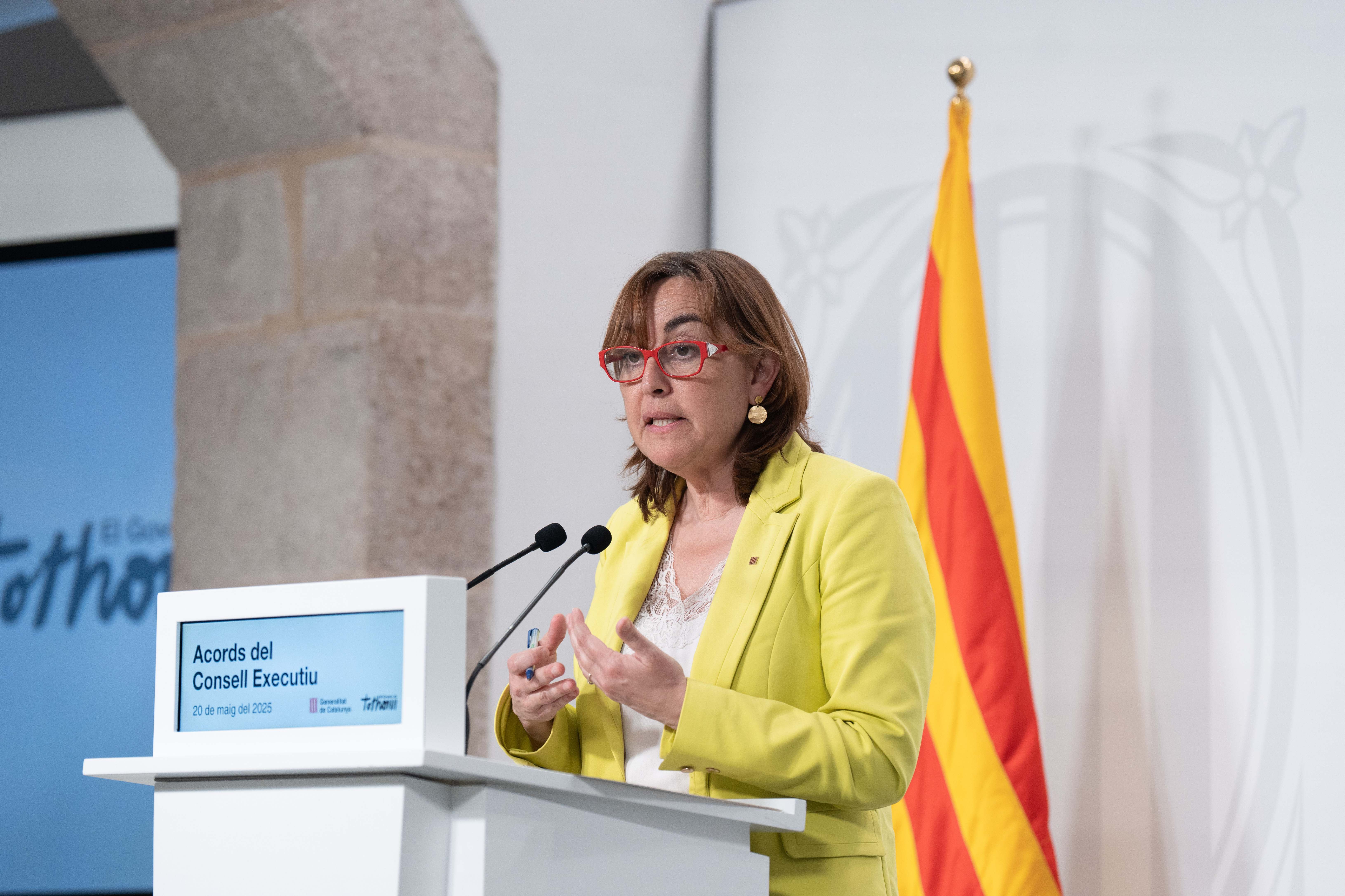 La consejera de Territorio y portavoz del Govern, Sílvia Paneque. EP