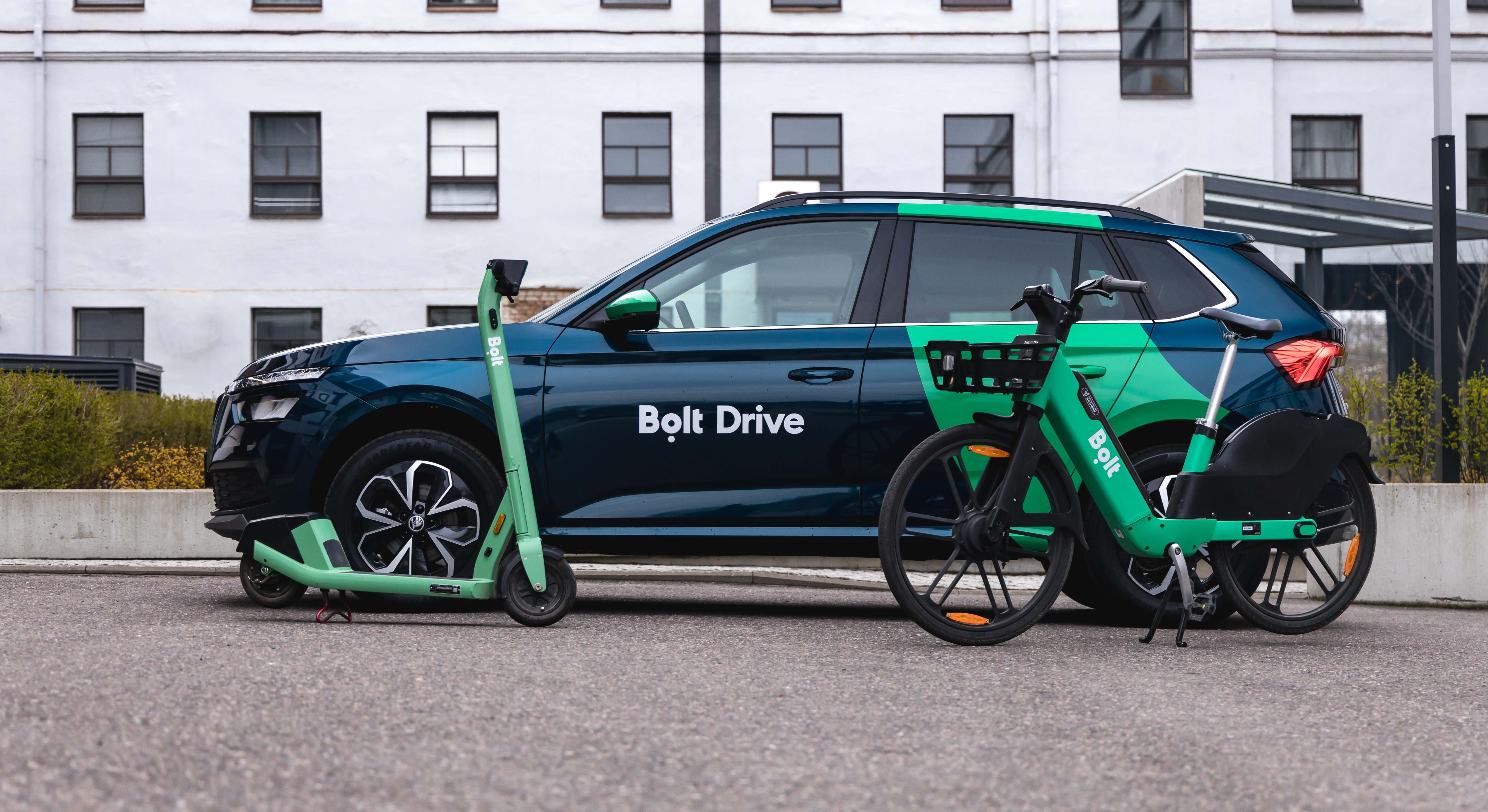 Vehículos de movilidad de Bolt.