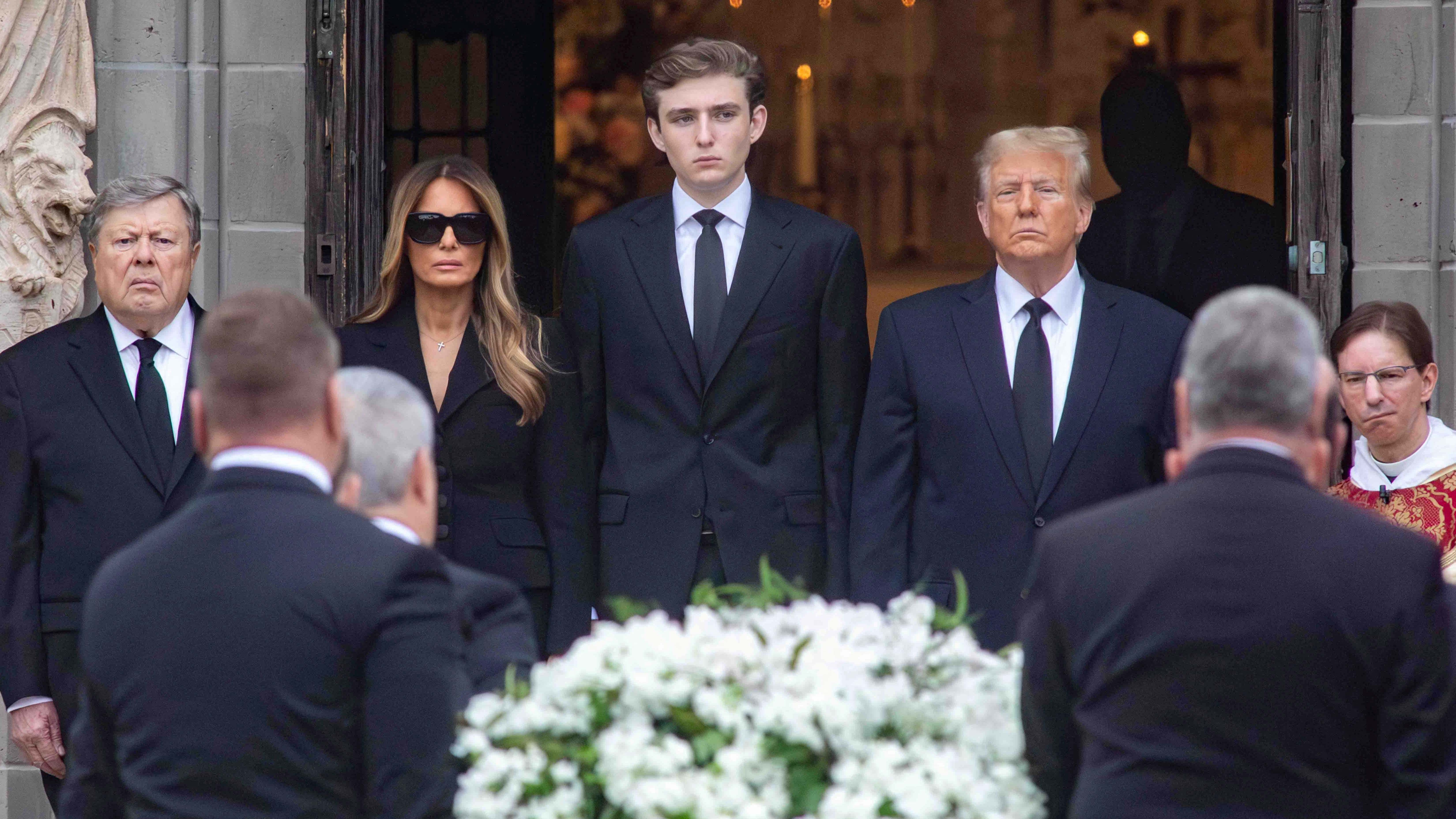 Funeral madre Melania Trump