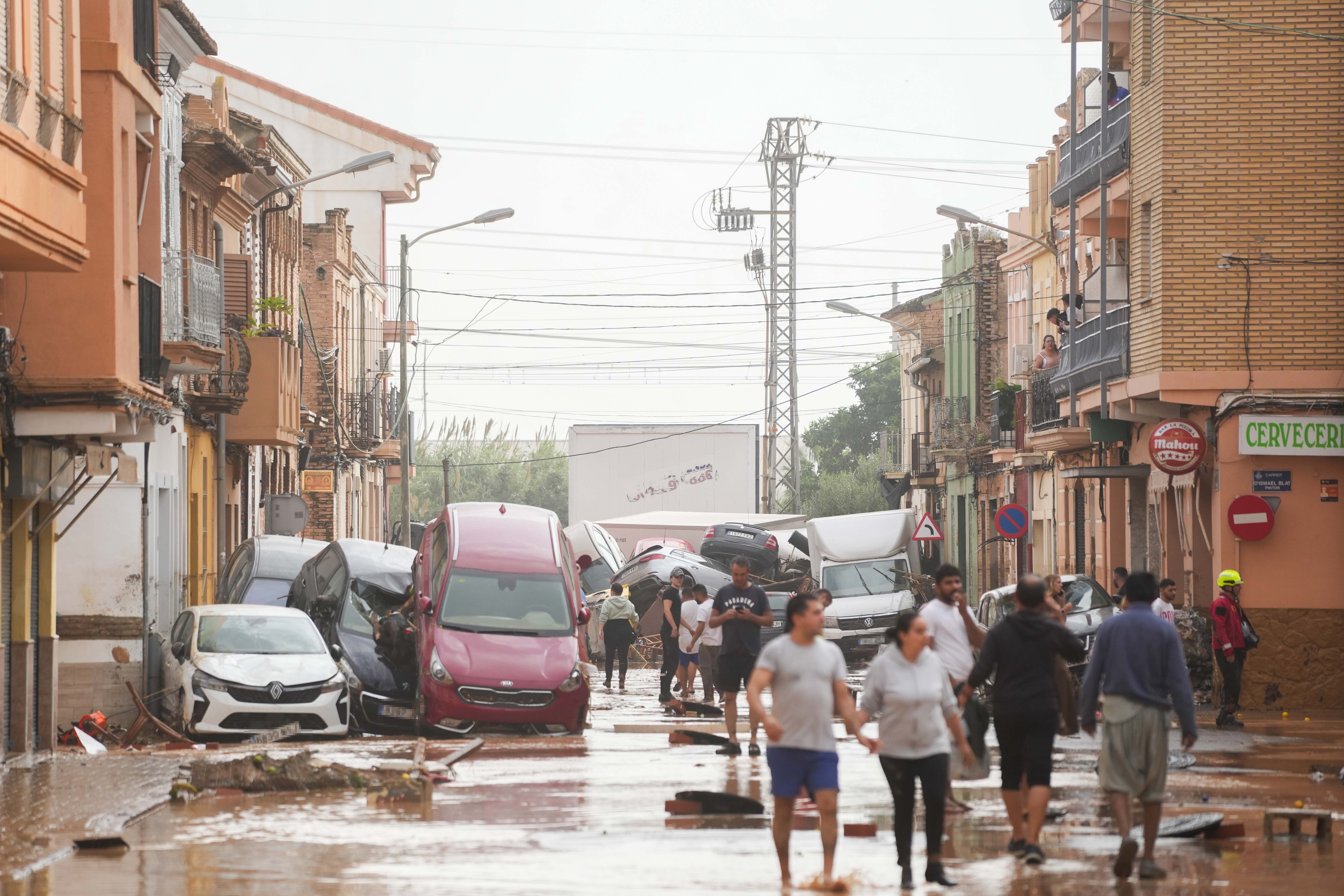 Temporal en Valencia.