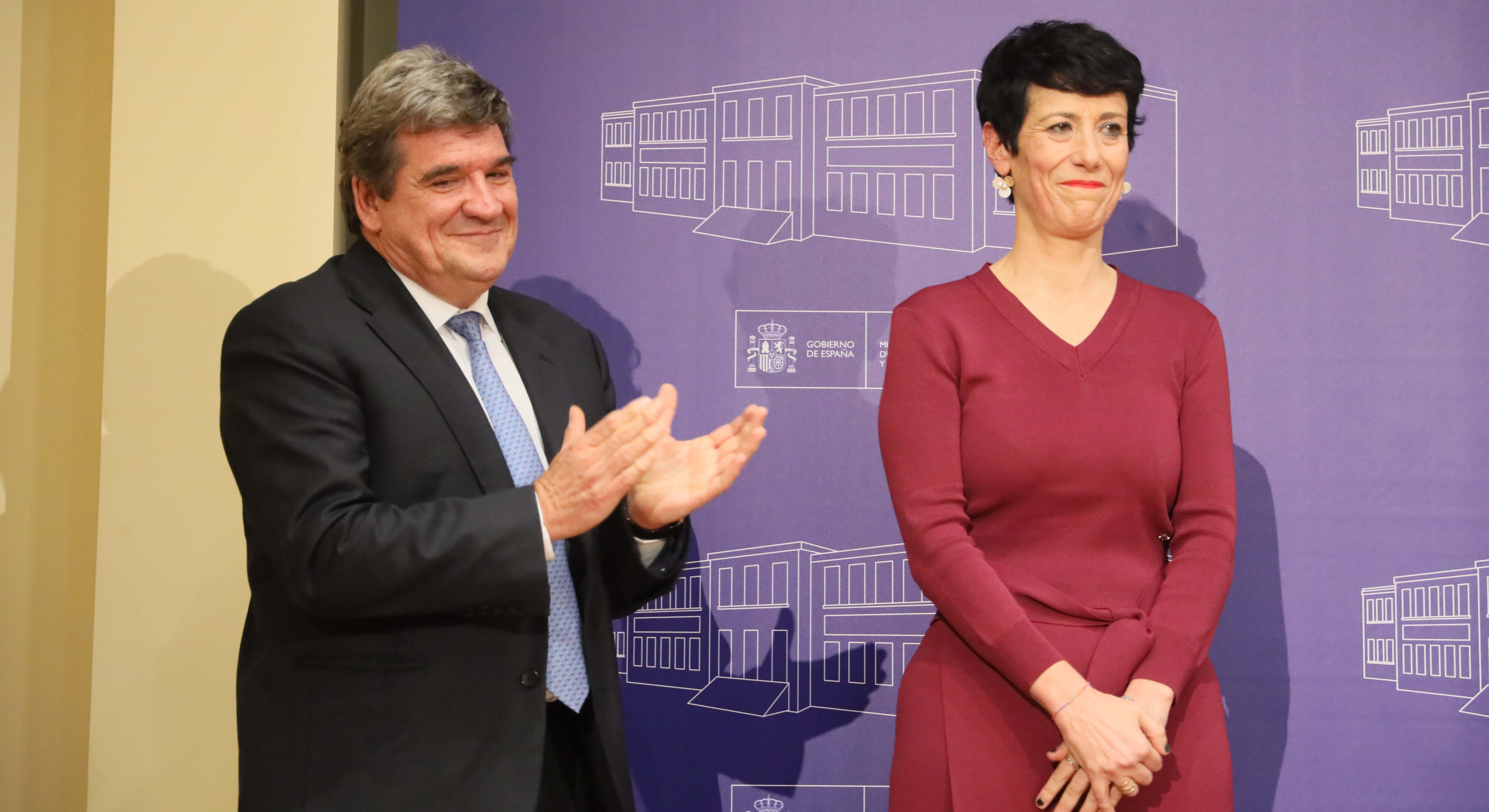 José Luis Escrivá entrega la cartera de Seguridad Social a Elma Saiz