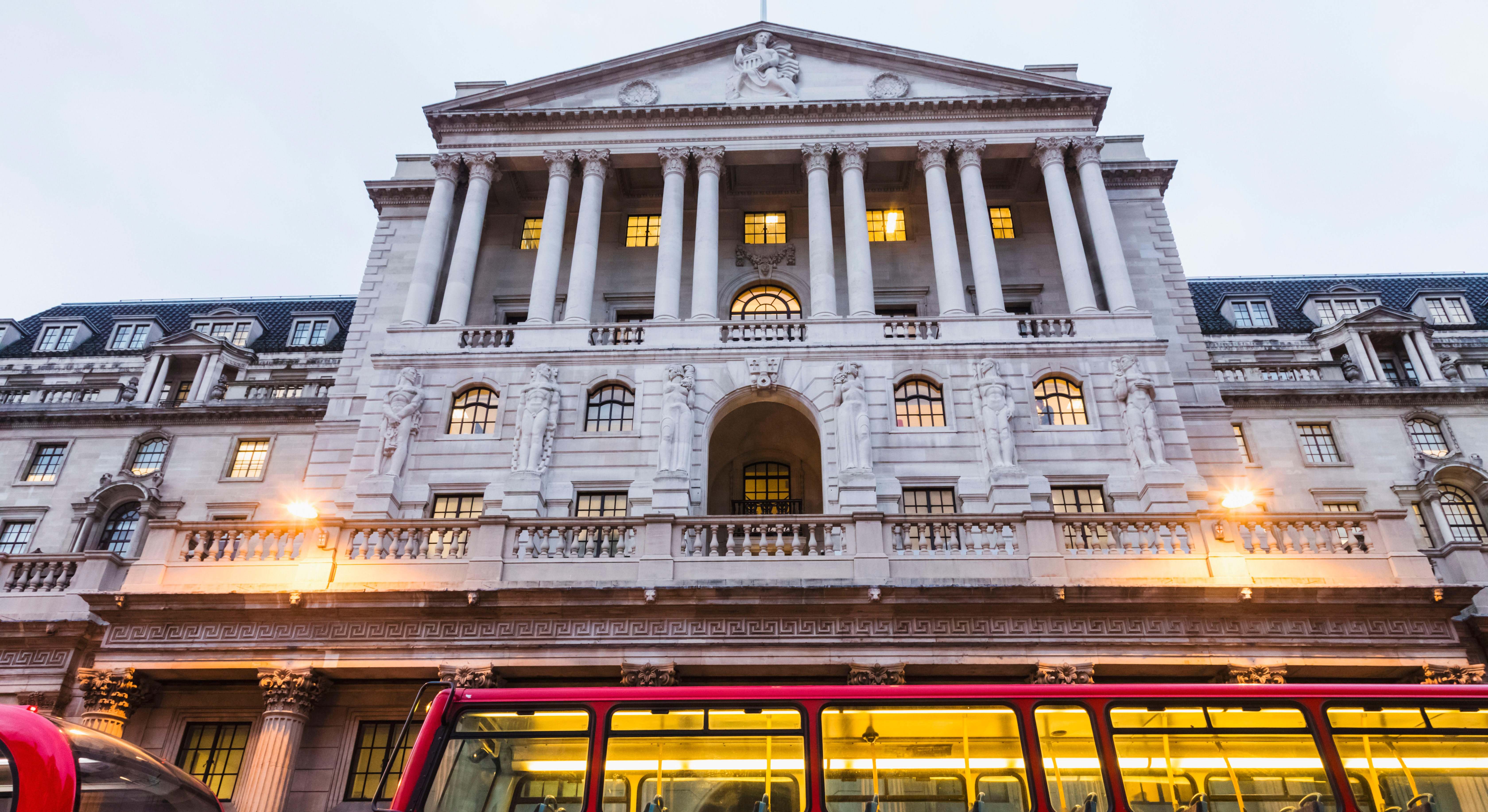 Fachada del Banco de Inglaterra