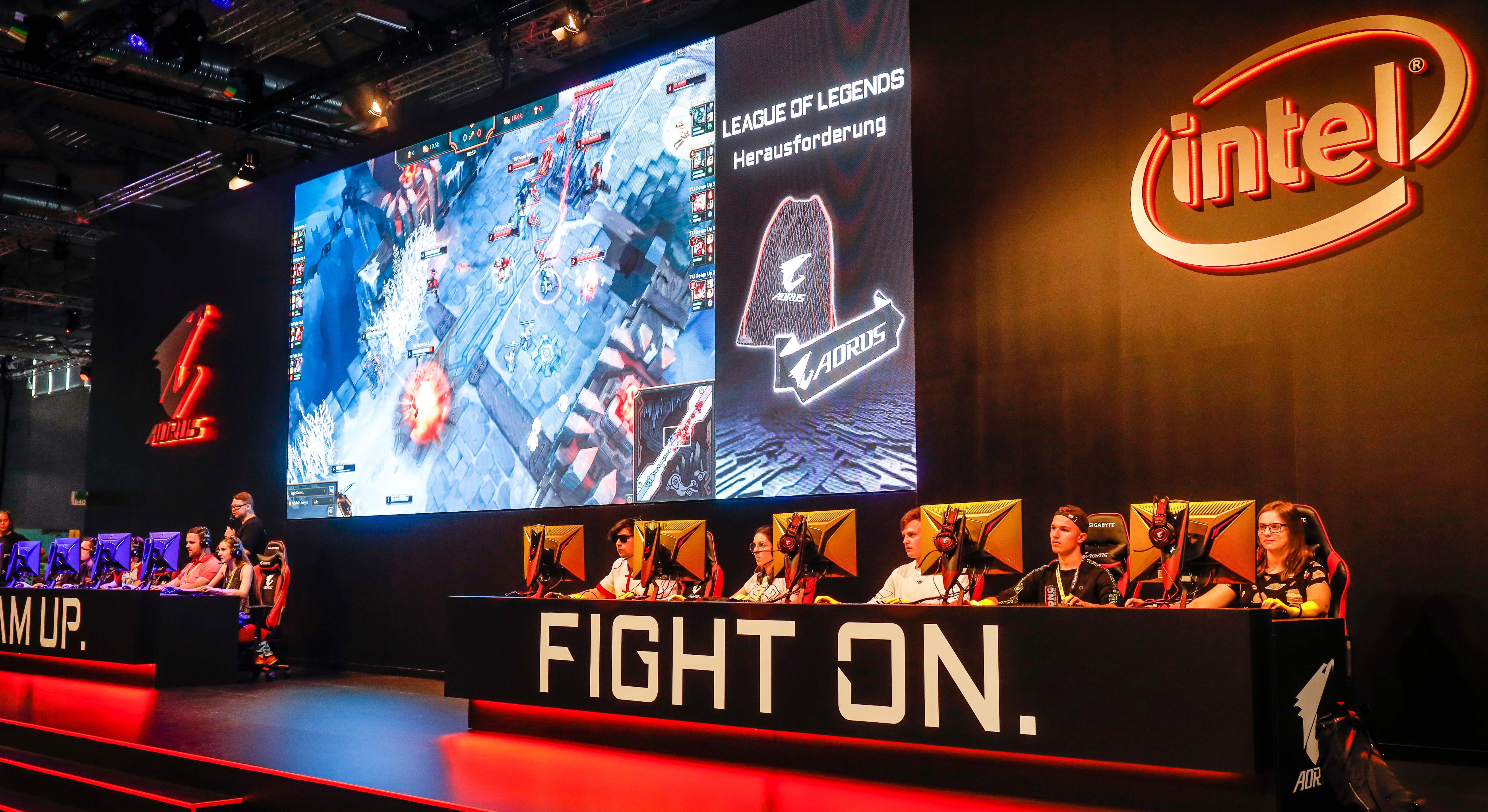 Imagen de una de las competición de 'eSports'