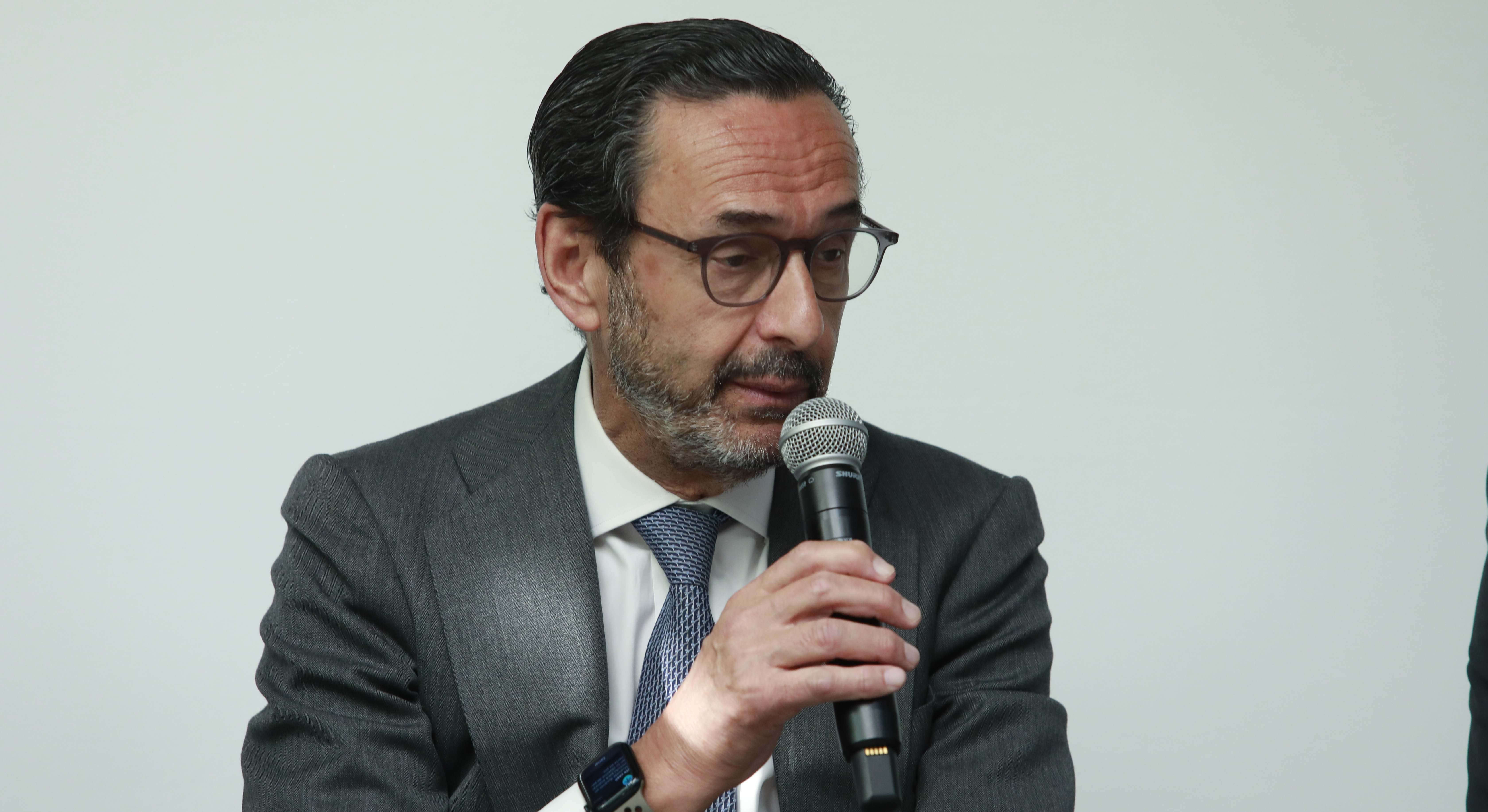 El presidente de la Mutualidad de la Abogacía, Enrique Sanz