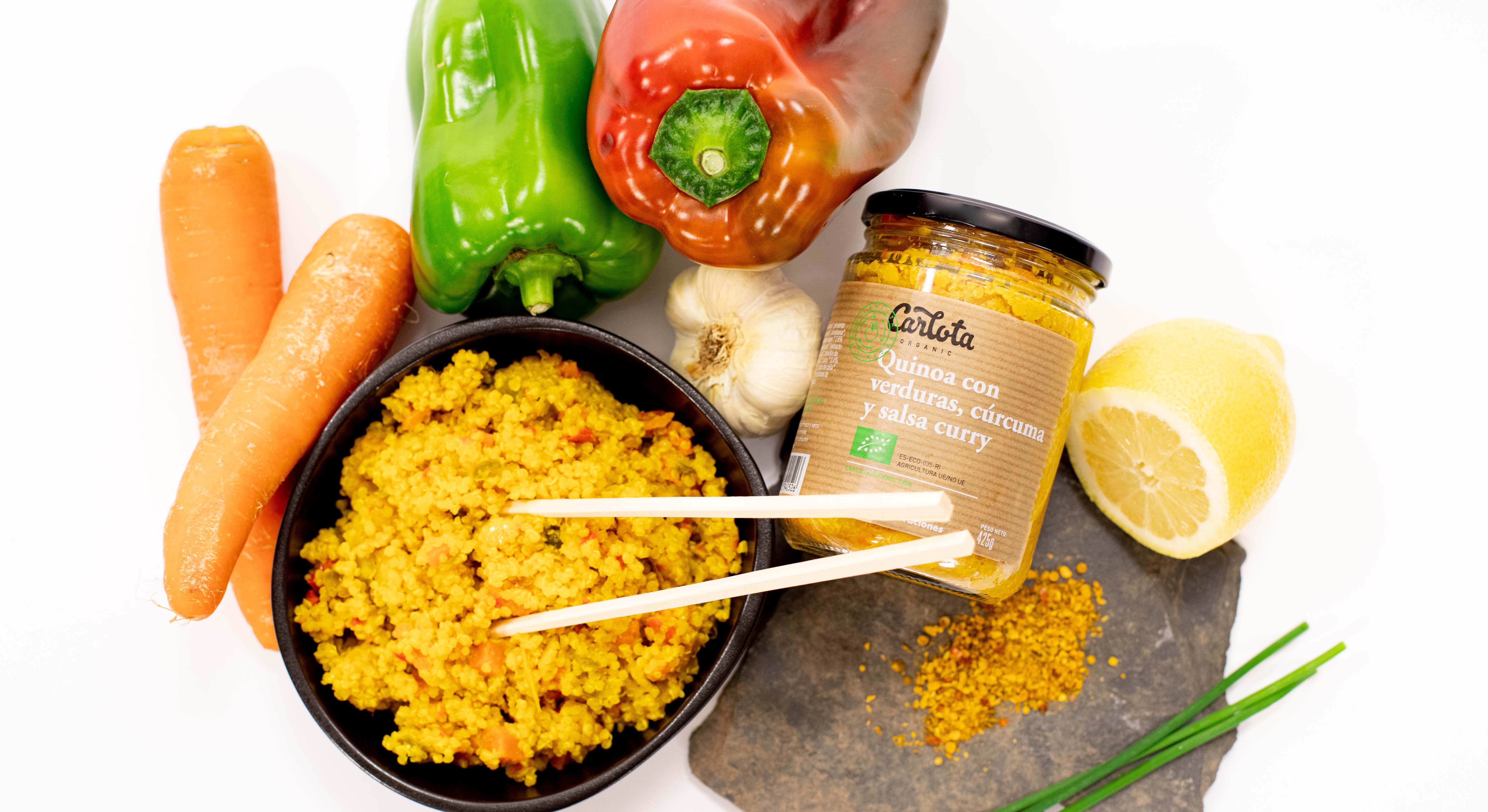 Productos veganos de Carlota Foods.