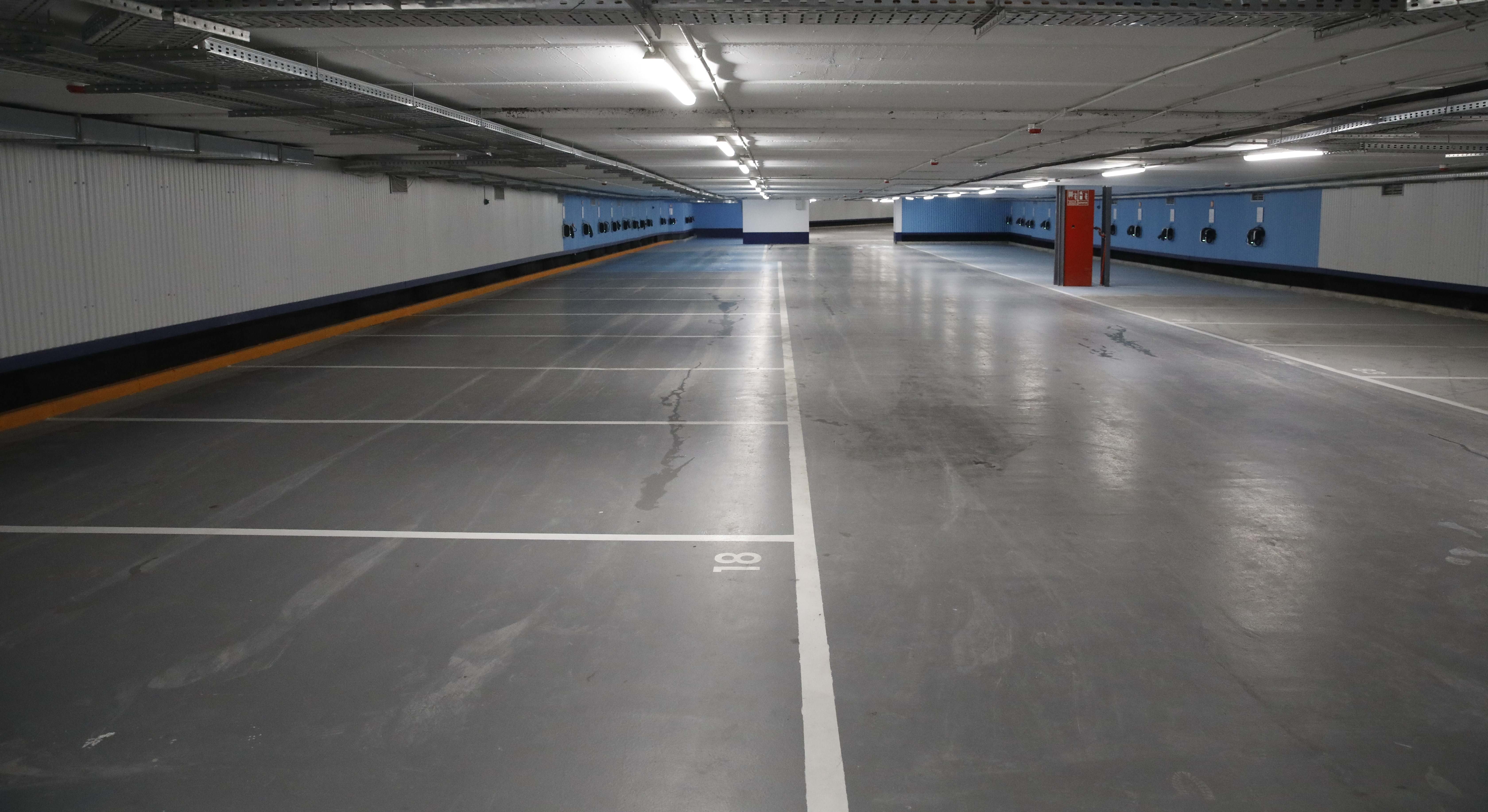 Instalaciones de un aparcamiento municipal