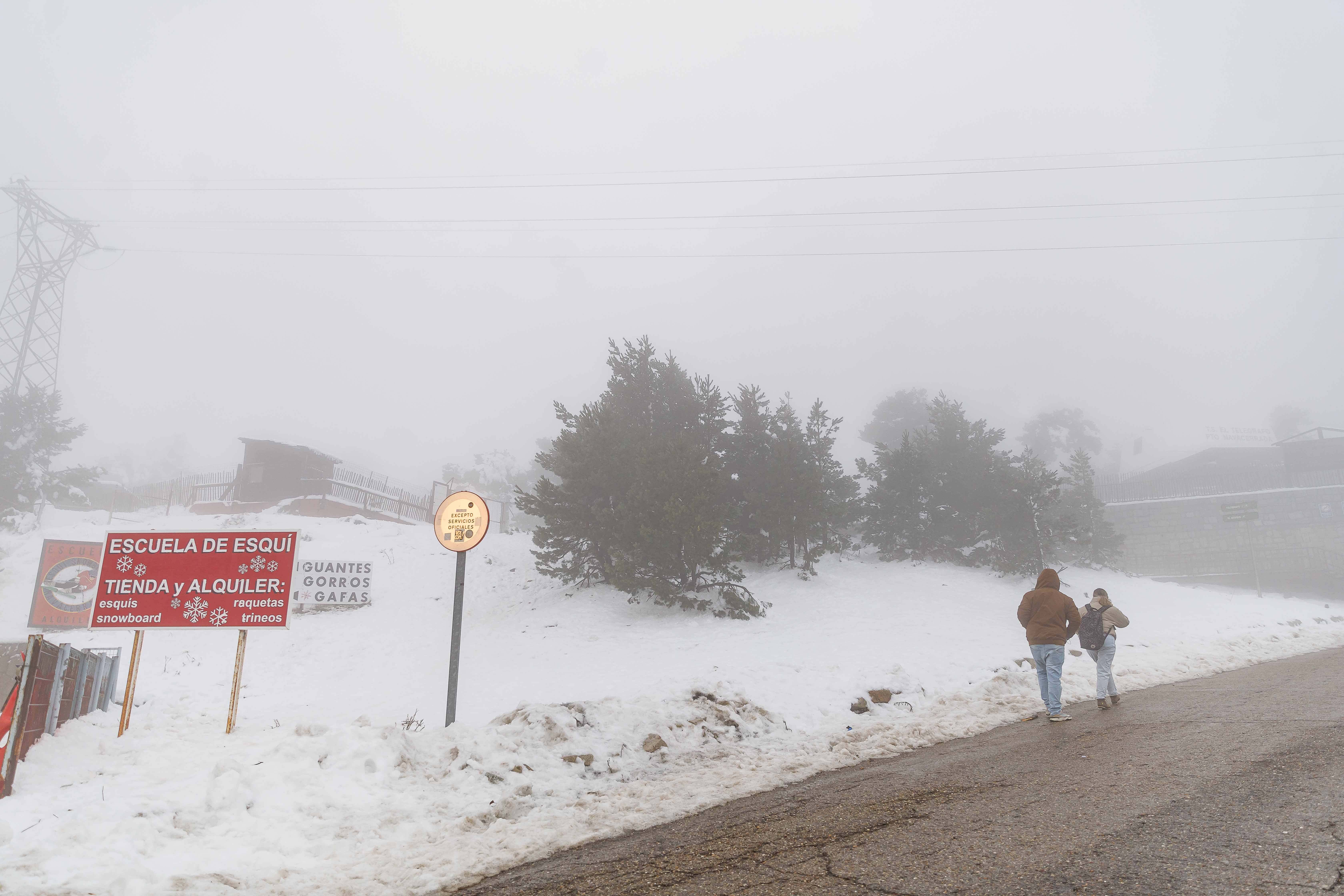 Puerto de Navacerrada en temporada invernal. / Foto: EP