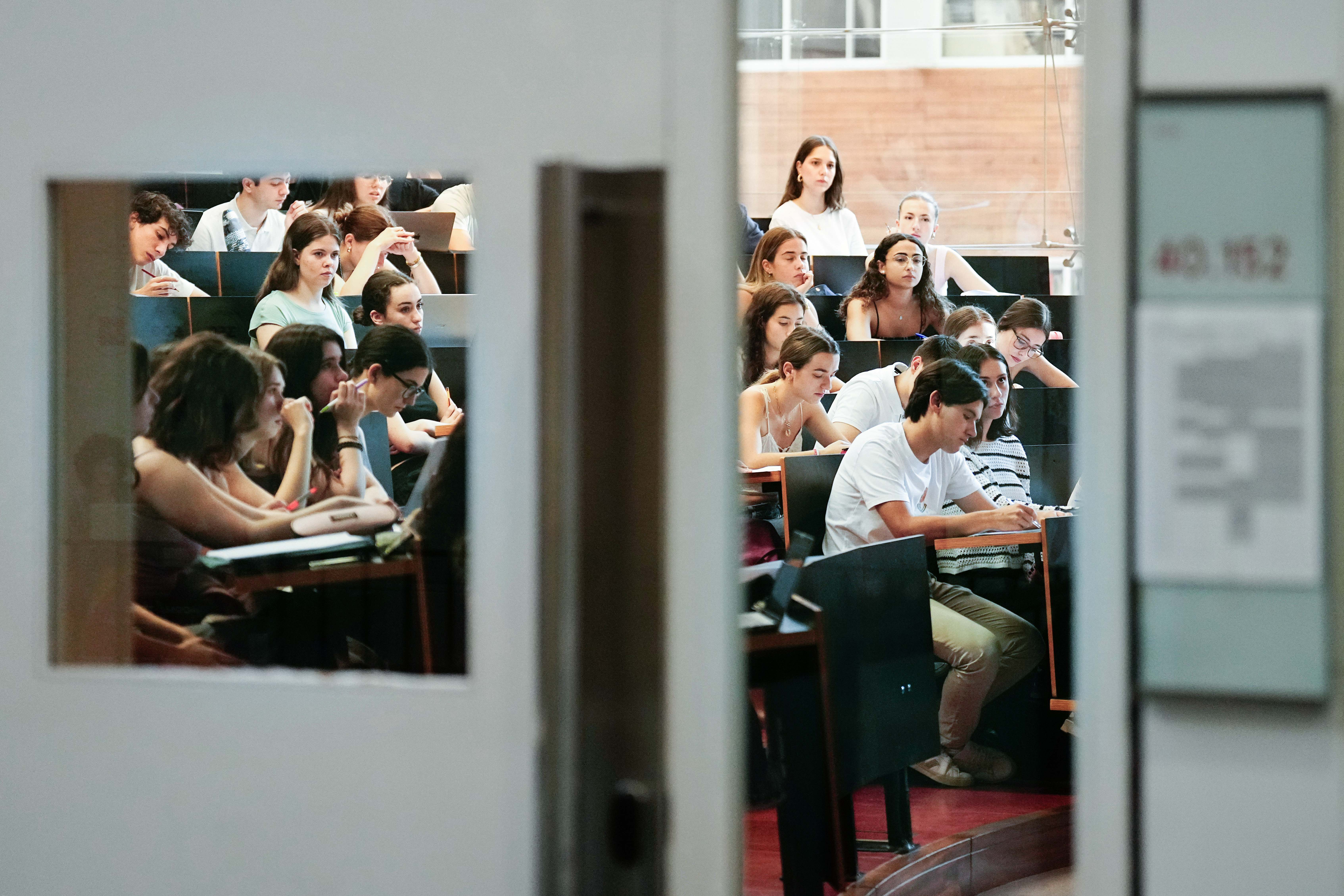 Examen de EBAU en Cataluña. EFE