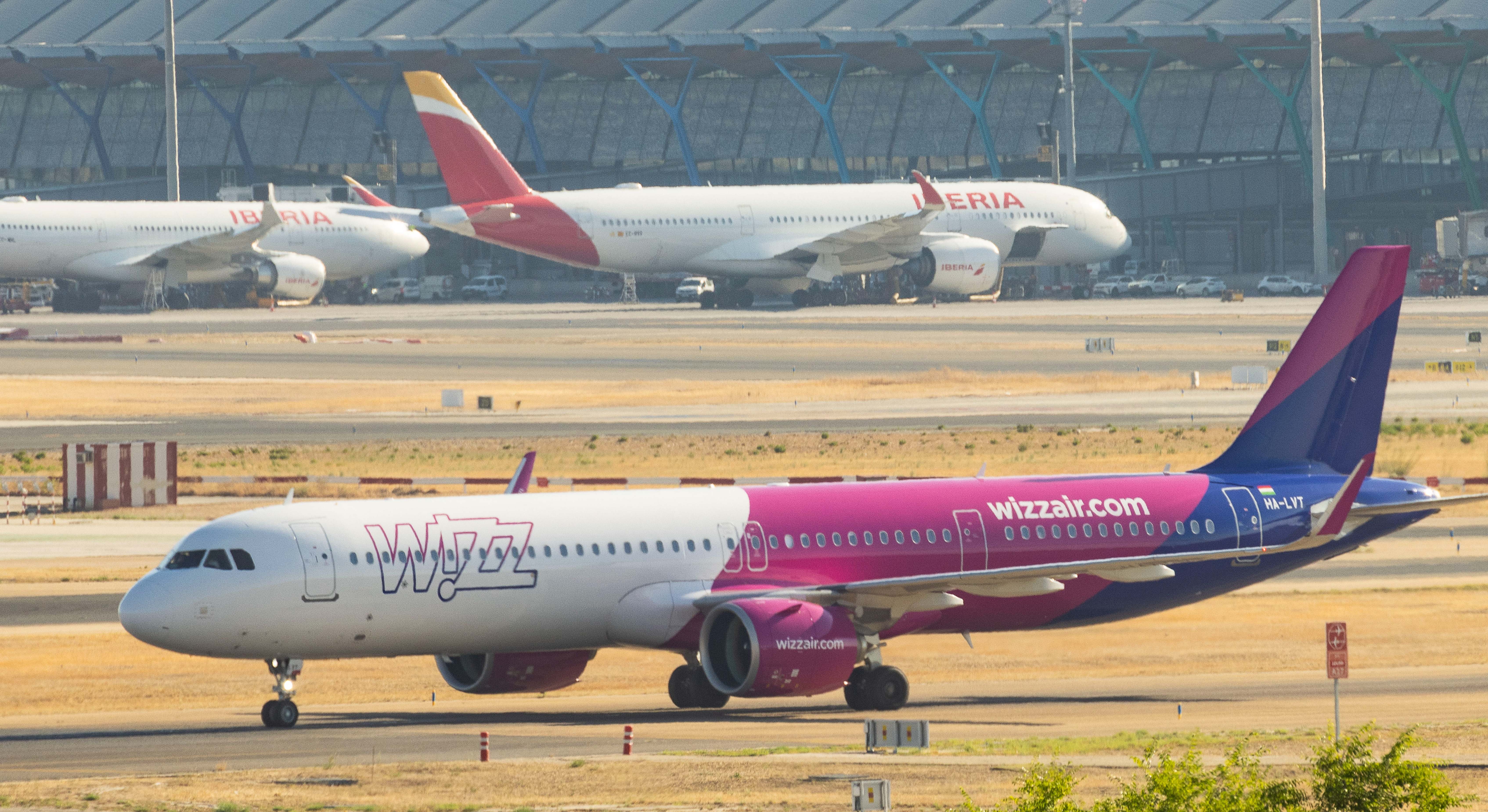 Avión de WizzAir. / EE