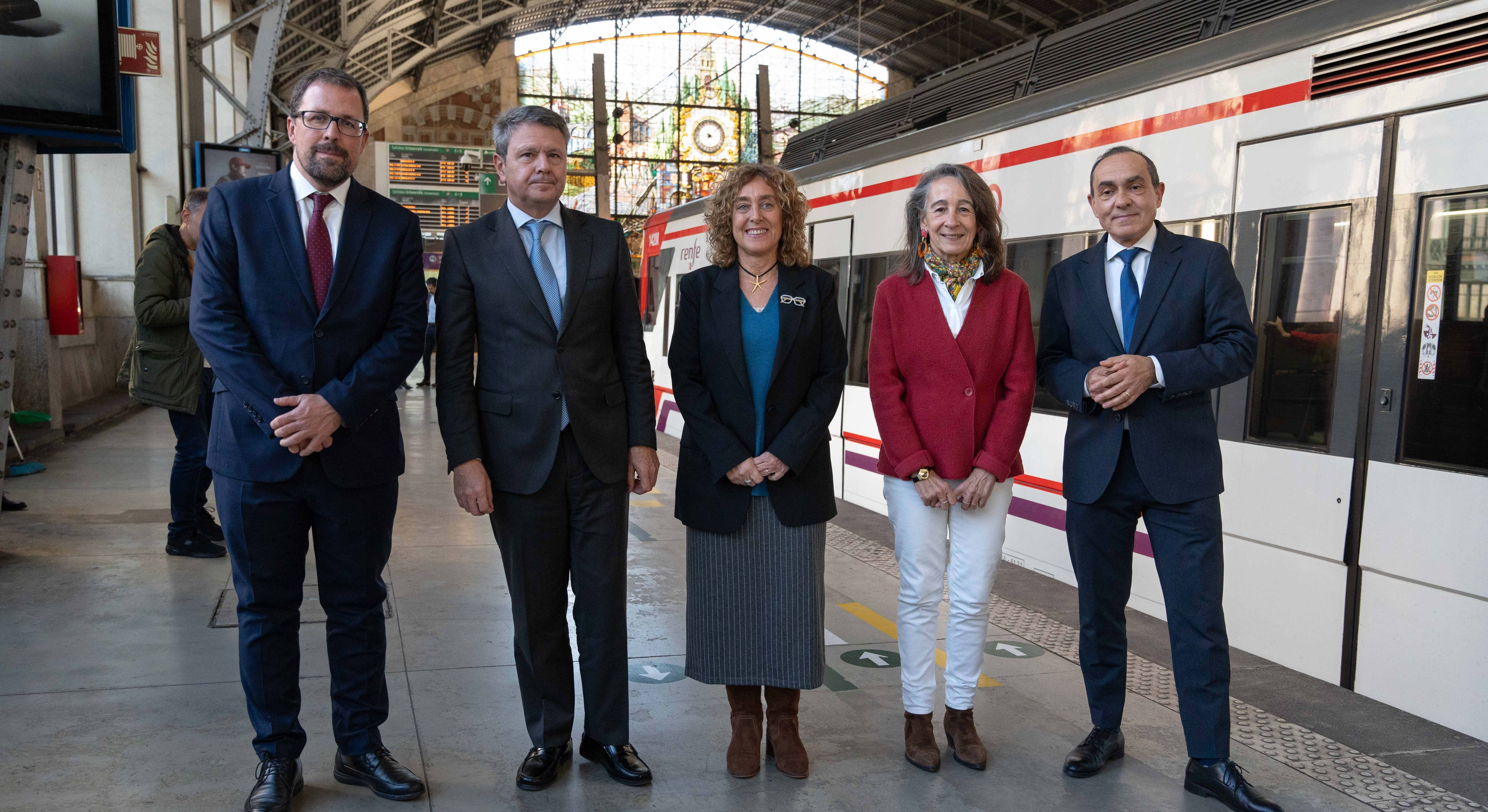 Cercanías Renfe Estación de Abando en Bilbao.