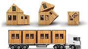 Así son las casas prefabricadas plegables que se instalan en tres horas