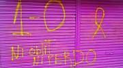 Rivera critica las pintadas con amenazas en el negocio de su madre en Granollers (Barcelona)