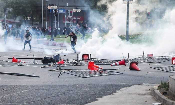 Protestas en Santiago de Chile