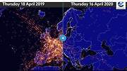 La infografía que mide el impacto de Covid-19 en la red europea de tráfico aéreo