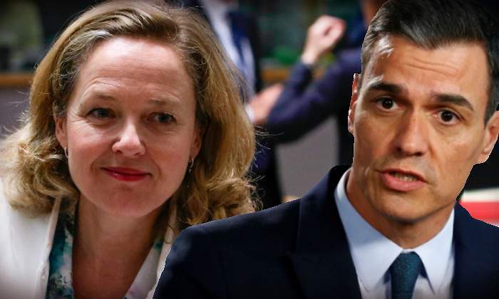 Nadia Calvio y Pedro Snchez