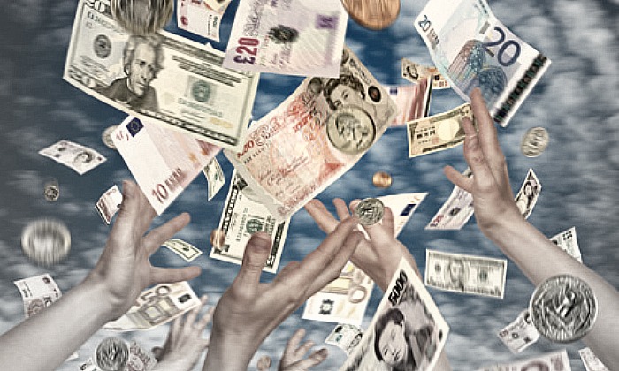 lluvia dinero