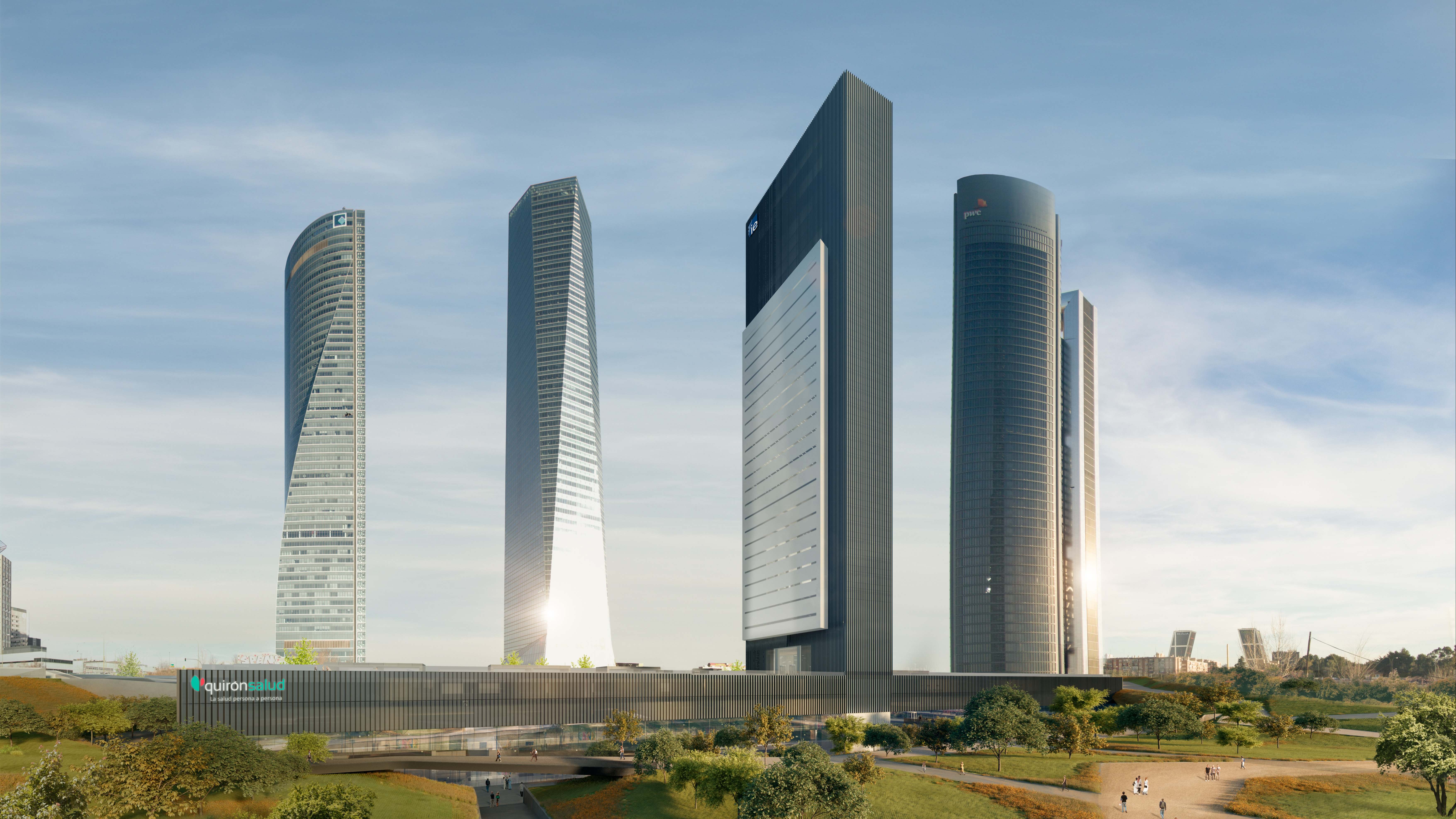 Edificios de oficinas en Madrid cuatro torres