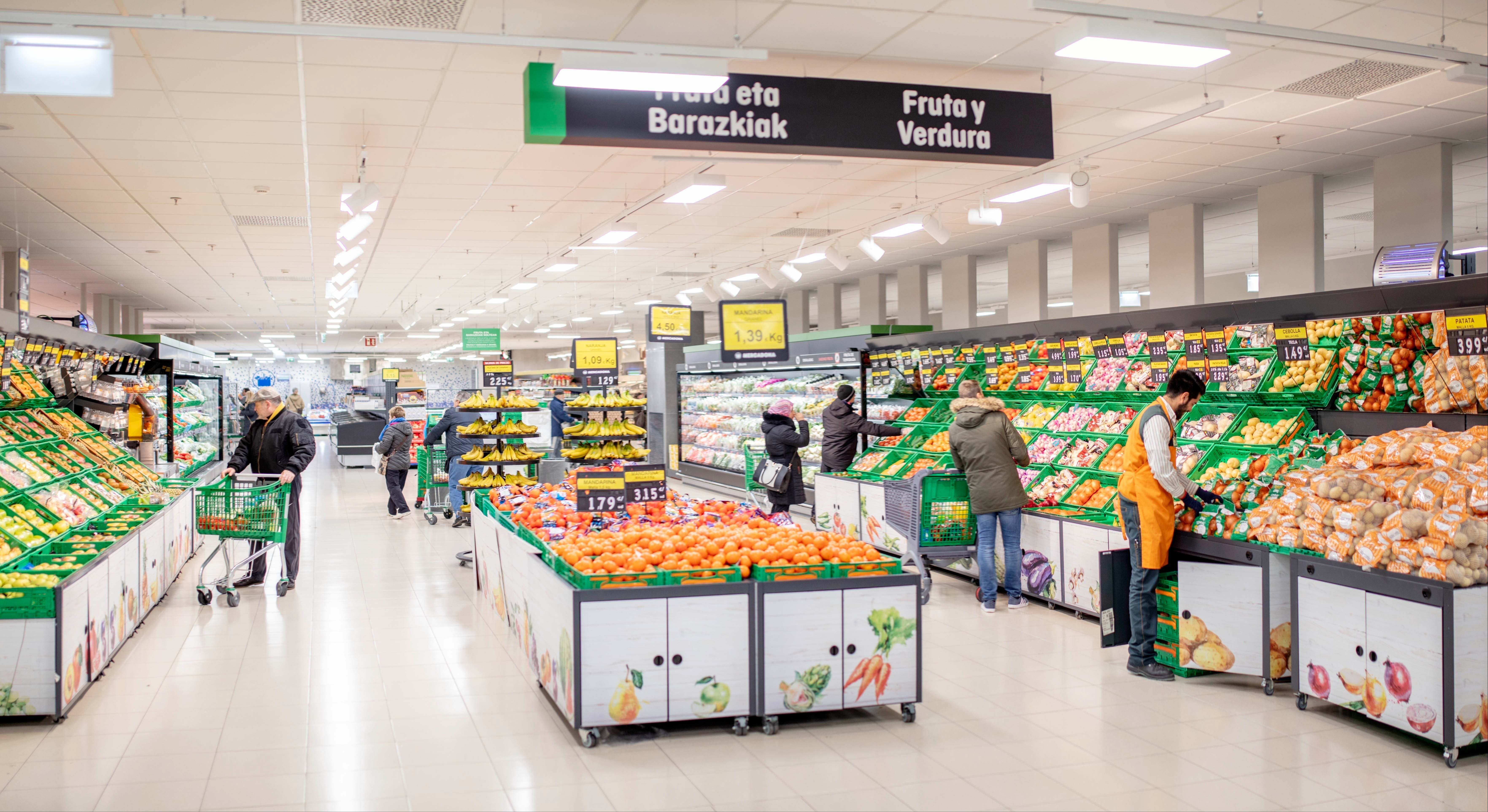 Interior de Mercadona